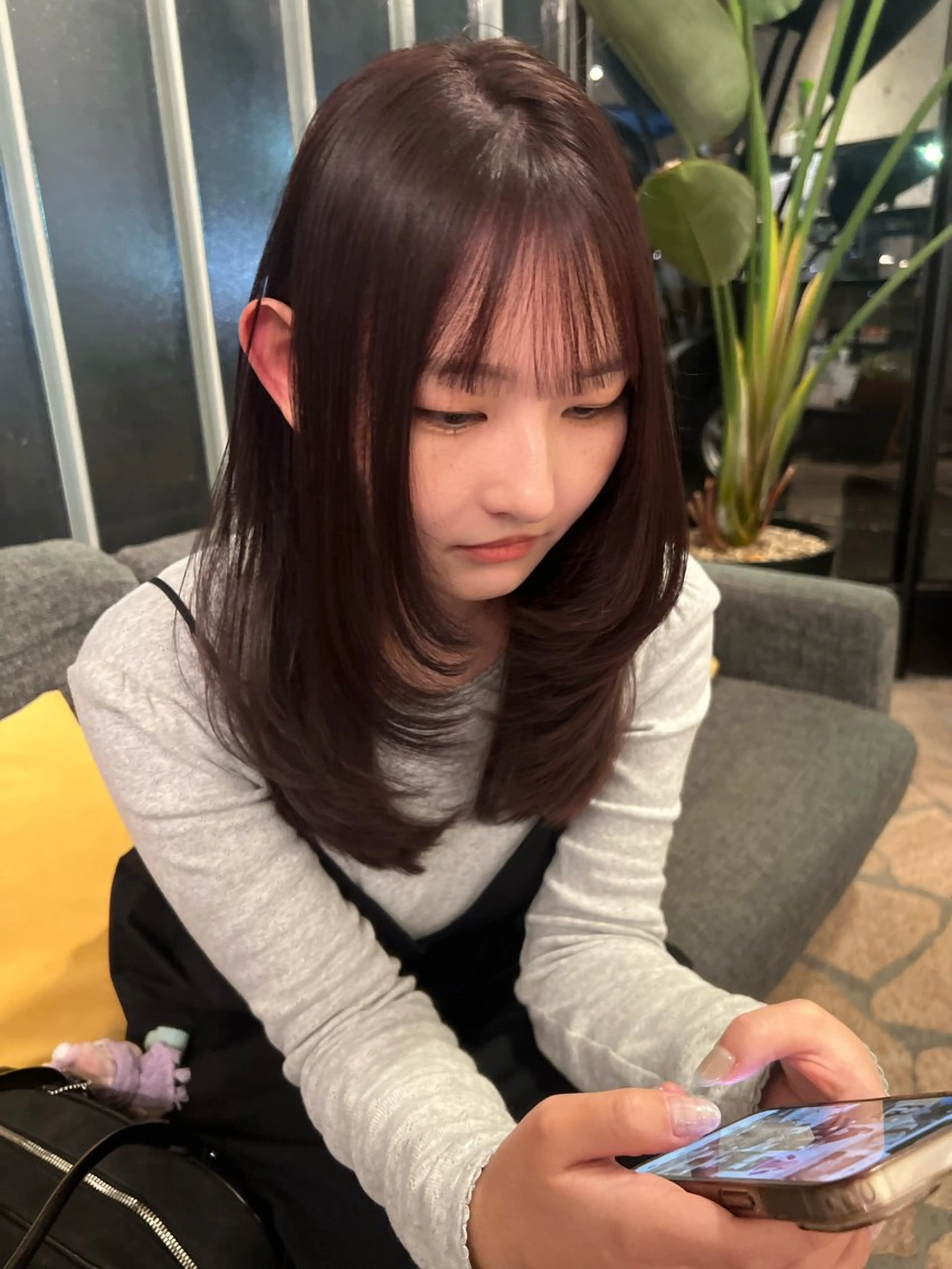 ロング カラー 只野 真衣のヘアスタイル