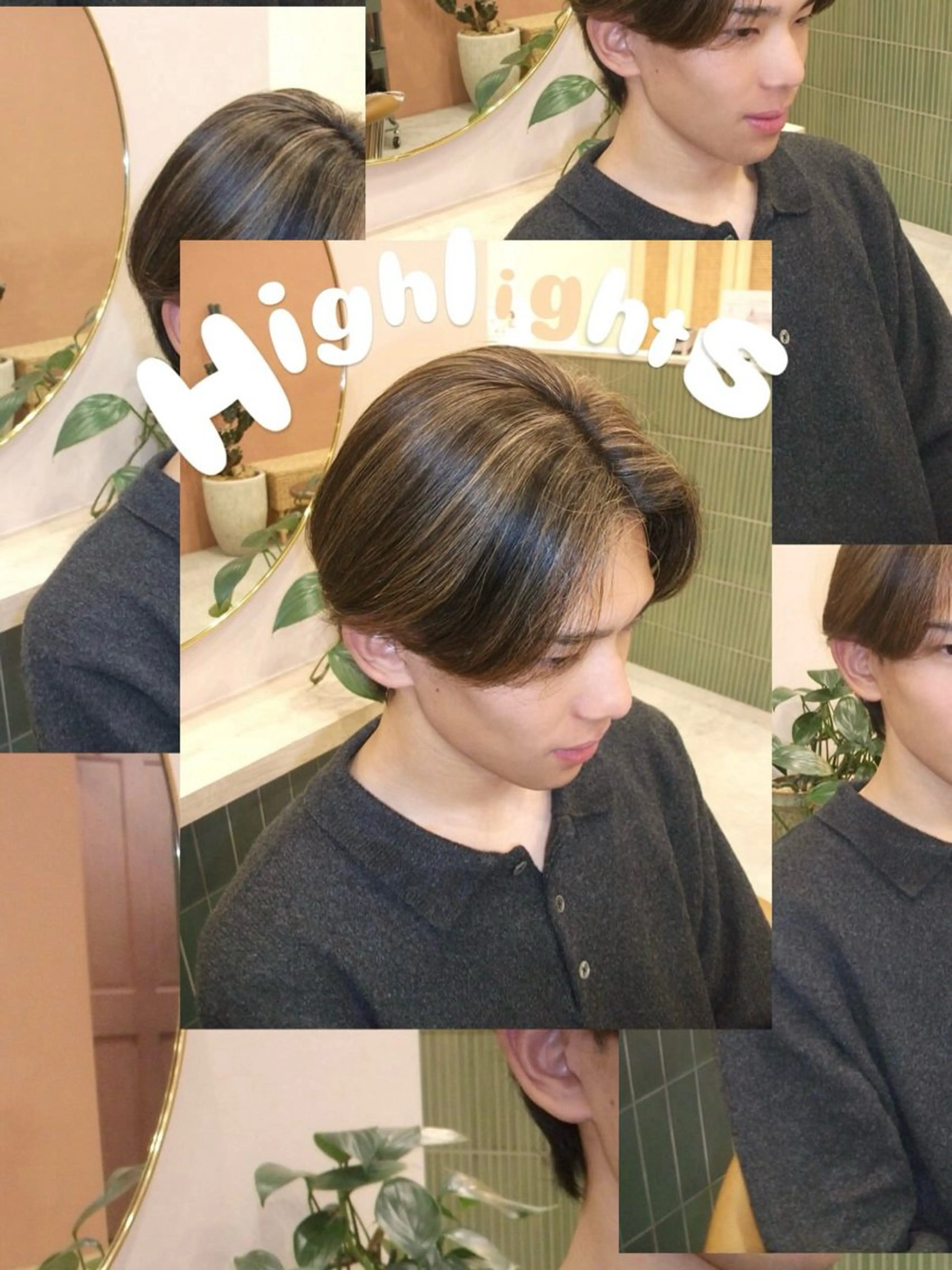 カラー ハイライトカラー igggy所属・松岡 茉和のヘアスタイル