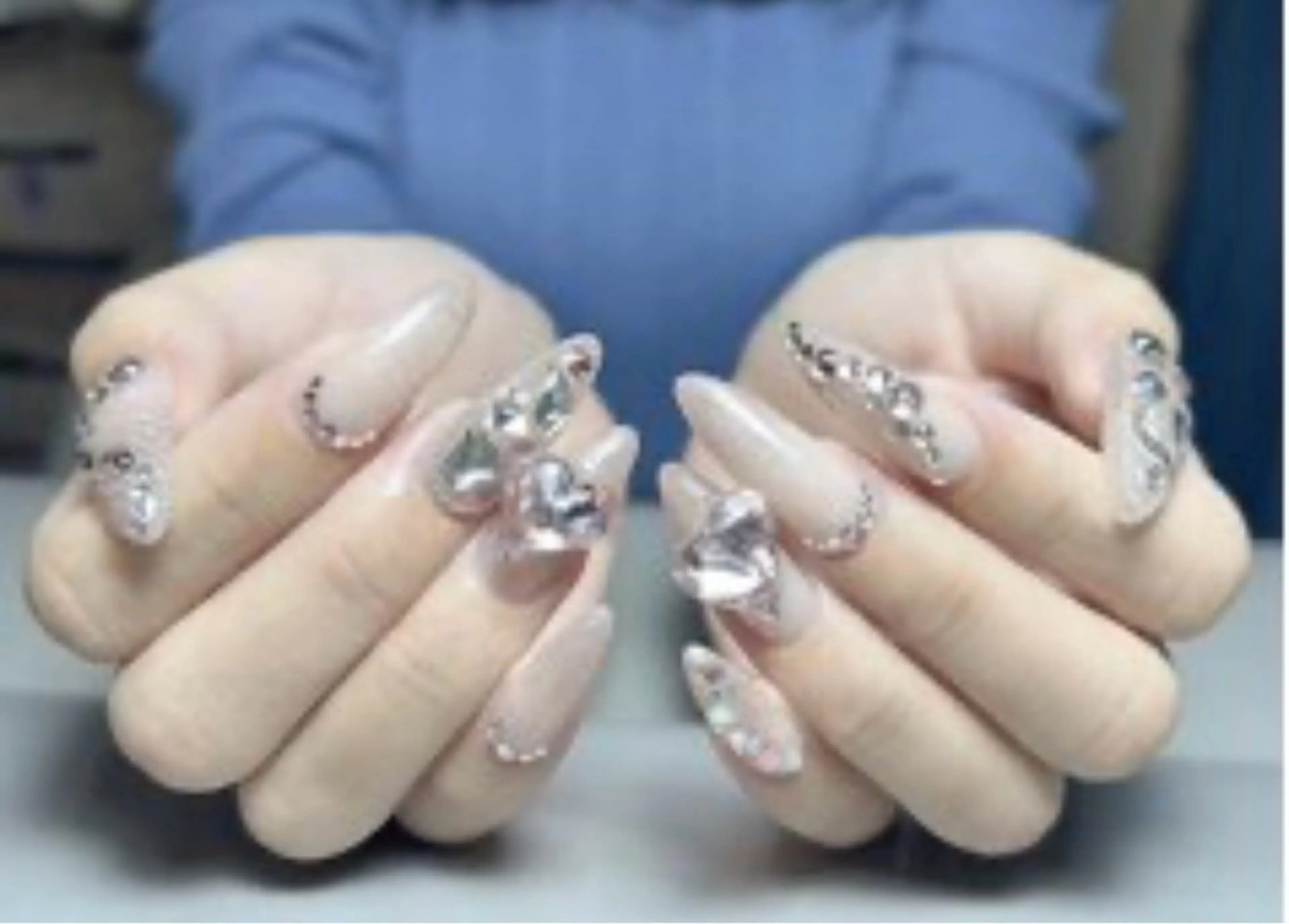 【HAND/オフ無料】4本アート持ち込み＆300円パーツ付の写真