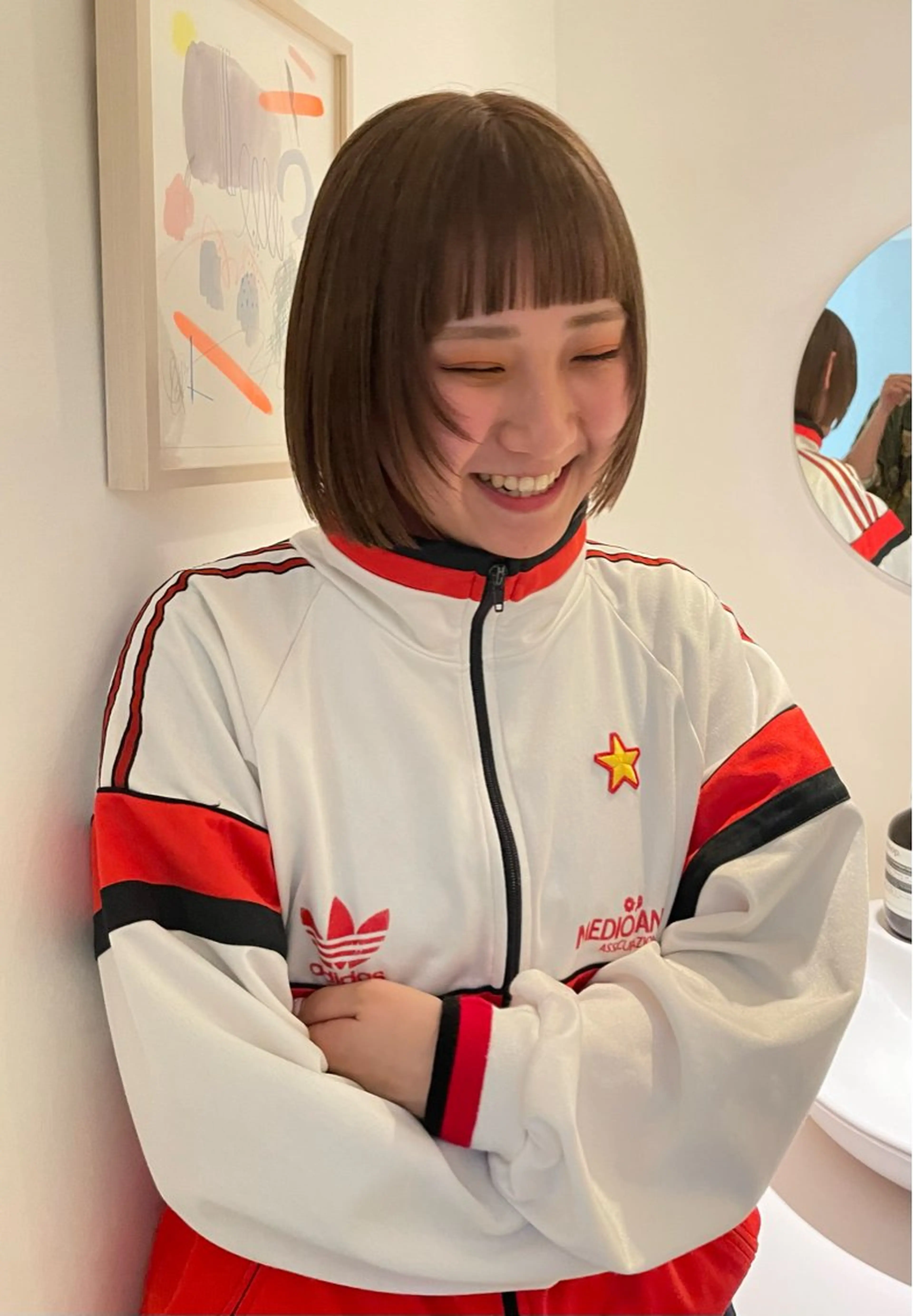 ショート カラー ヘアカラー トリートメント chiharu ボブ/レイヤーのヘアスタイル