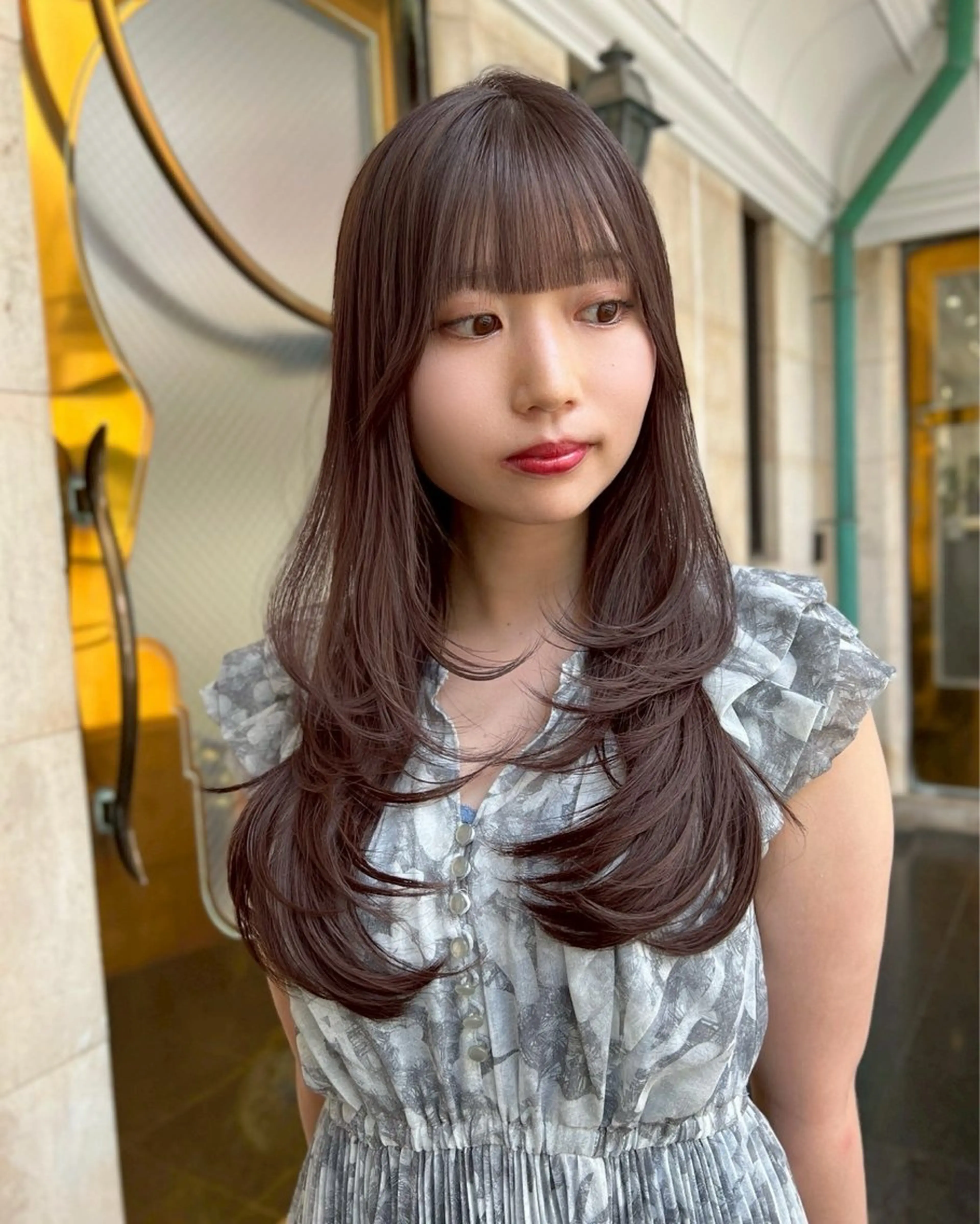 ロング ぷつっと/レイヤー MANAMI🪿🤍のヘアスタイル