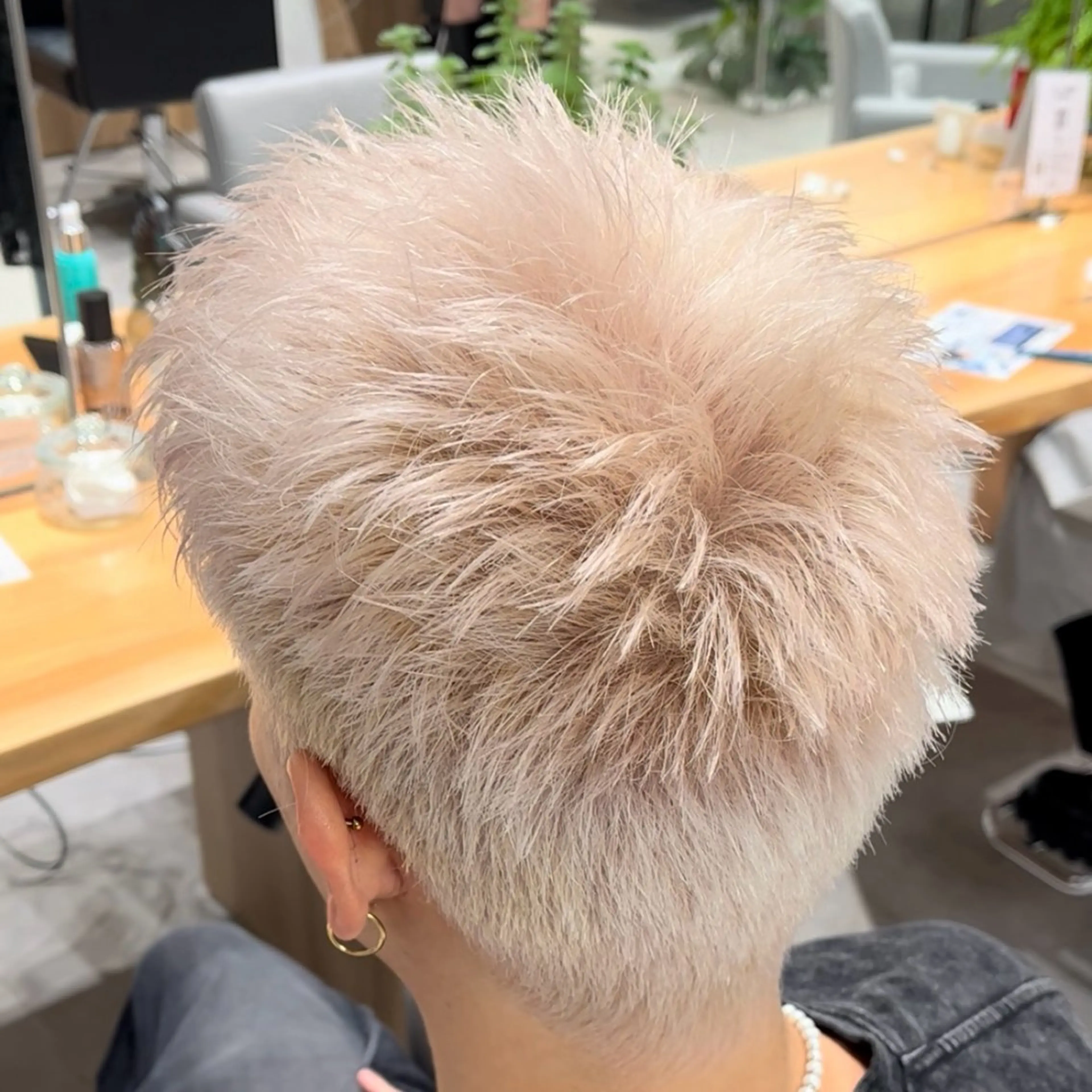 ショート カラー メンズ MINX/ボブ/ レイヤー/田中元翔のヘアスタイル