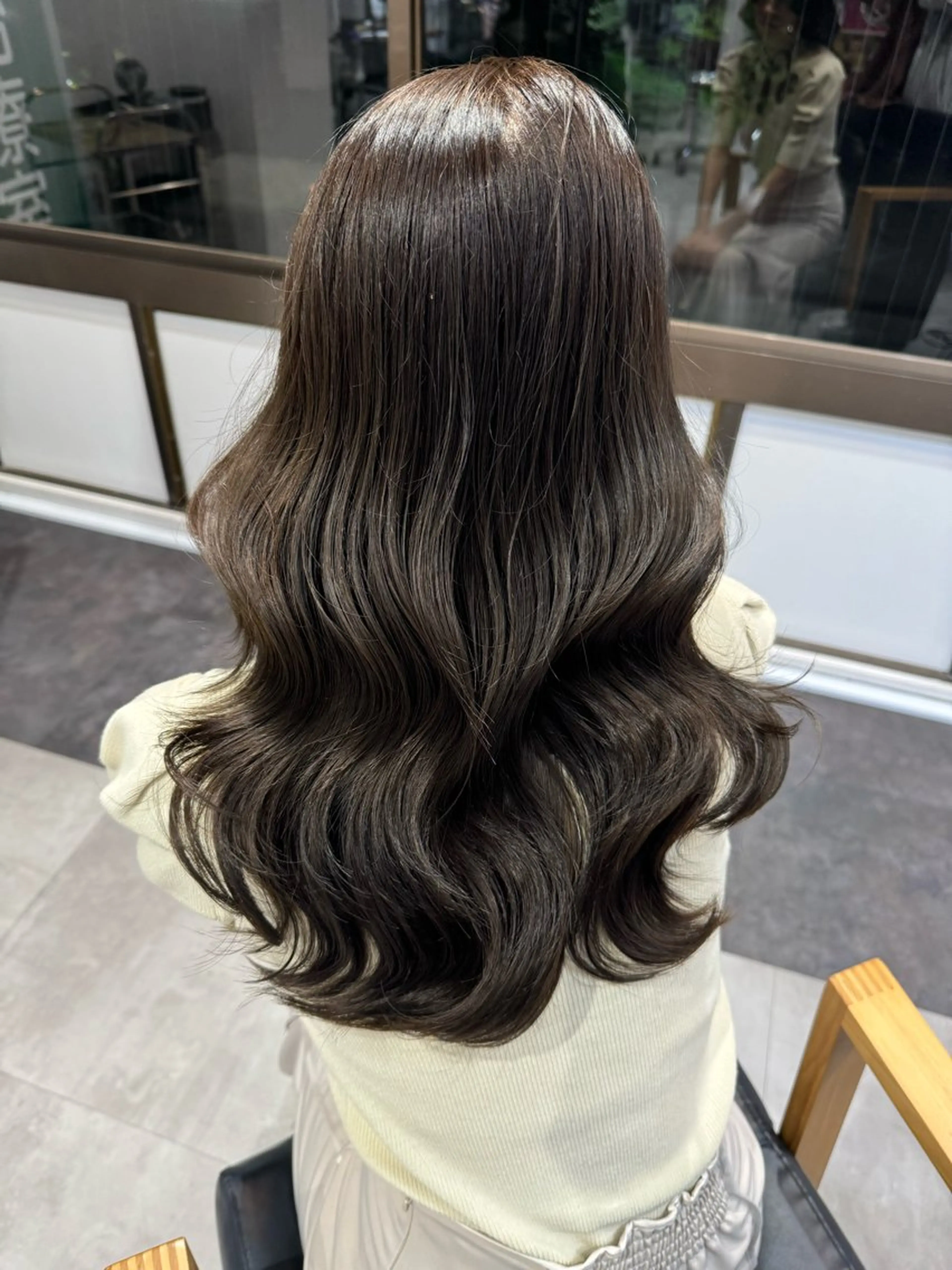 ロング 🩶💜寒色カラー/ ゆずほのヘアスタイル