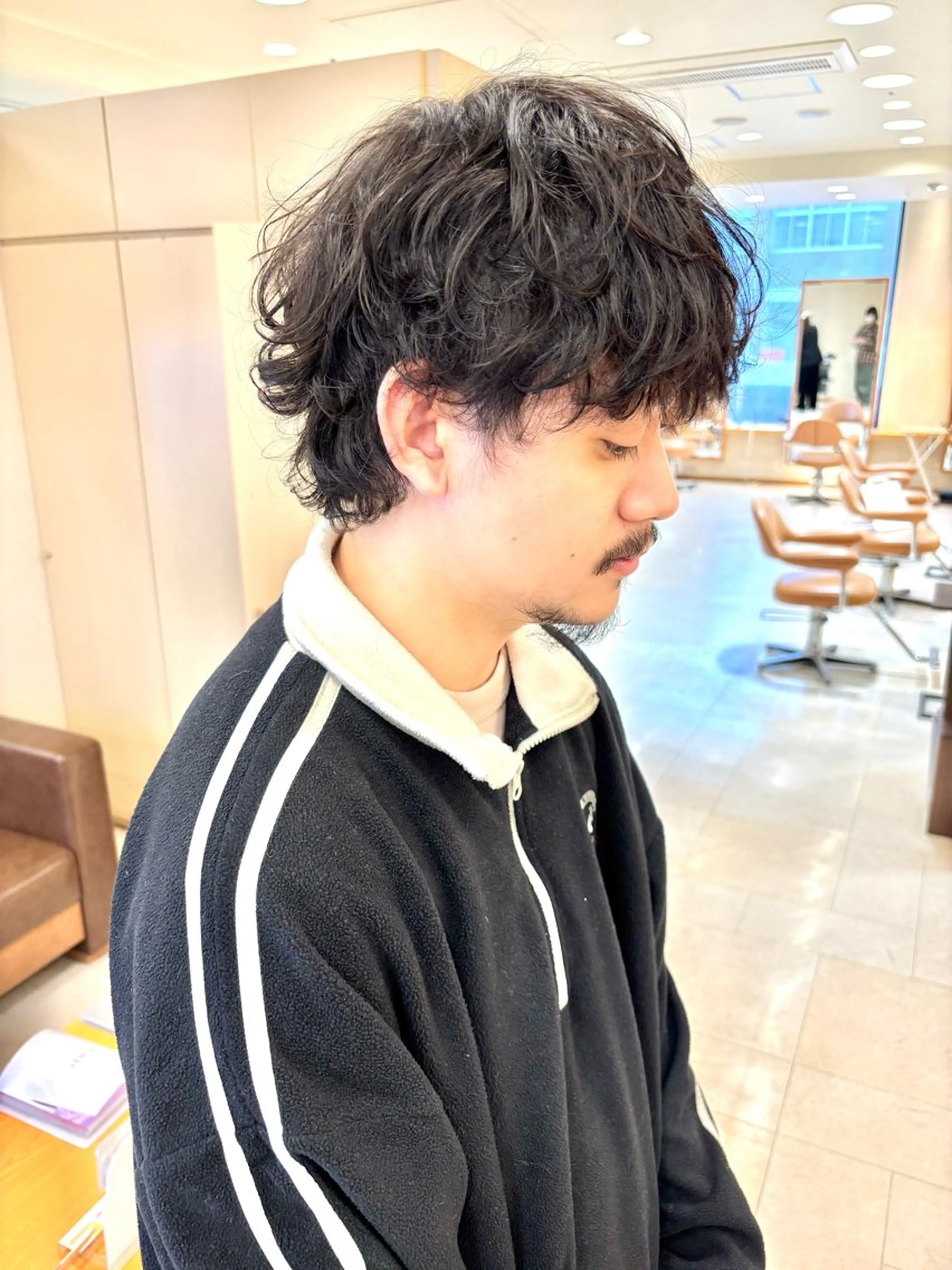 ショート パーマ メンズ メンズパーマ くせ毛 カット パーマ メンズショート/ メンズパーマ藤森のヘアスタイル