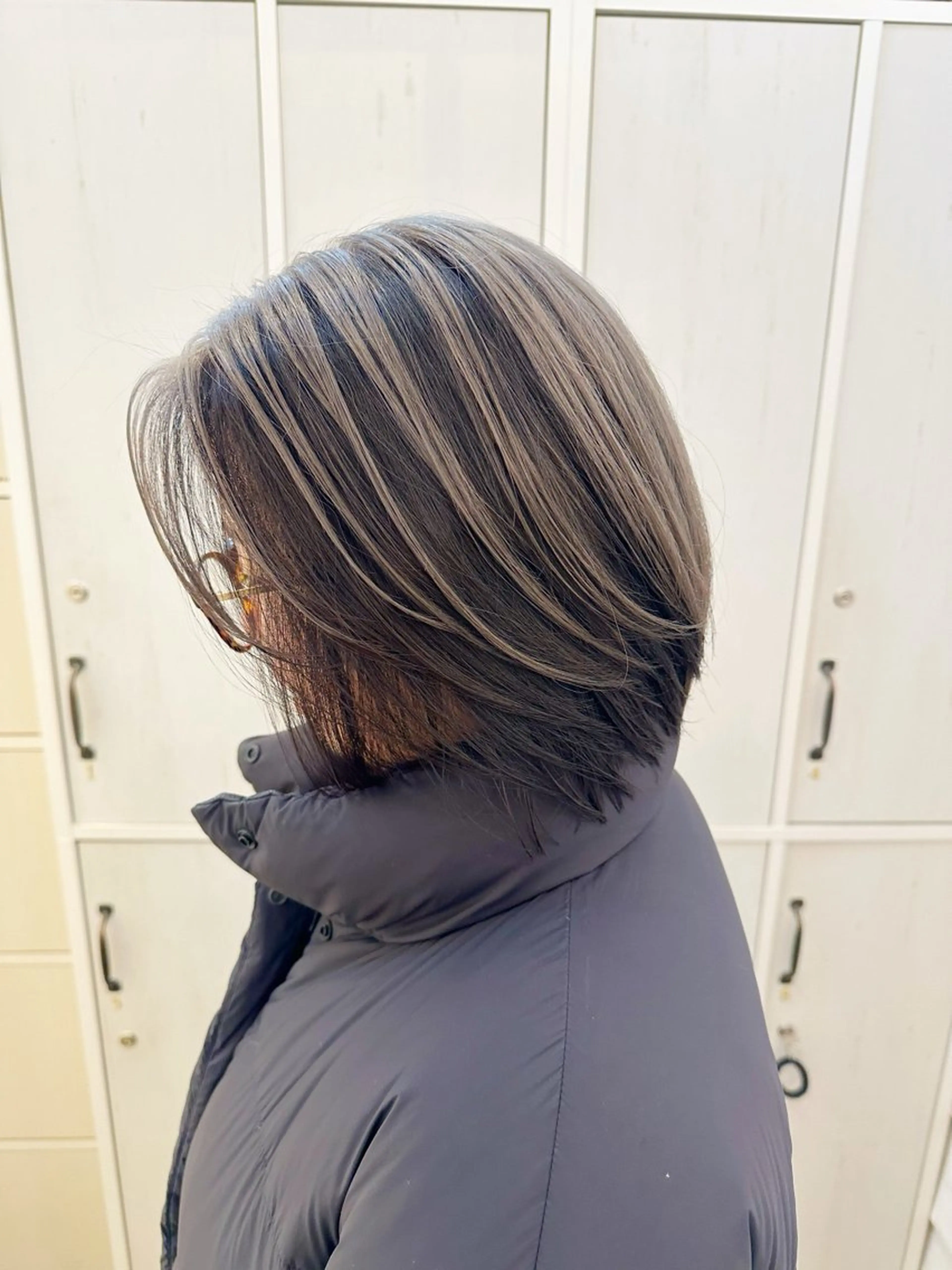 ショート カラー ショートボブ ハンサムショート ボブ くせ毛 ショートヘア カット ヘアカラー トリートメント newline銀座所属・🍀🍀🍀 金子涼🍀🍀🍀のヘアスタイル