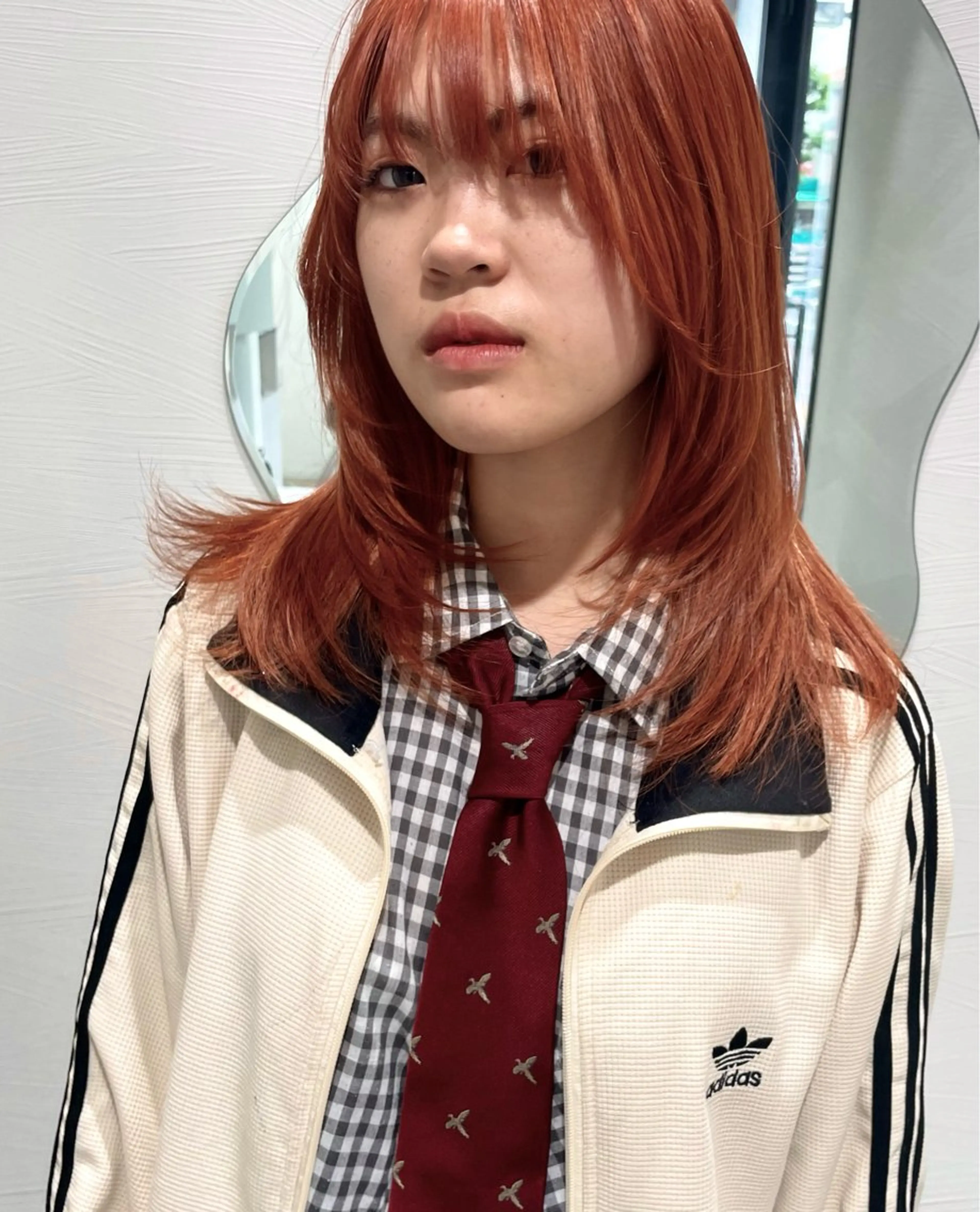 ミディアム カラー ヘアカラー トリートメント コイデ リュウセイのヘアスタイル