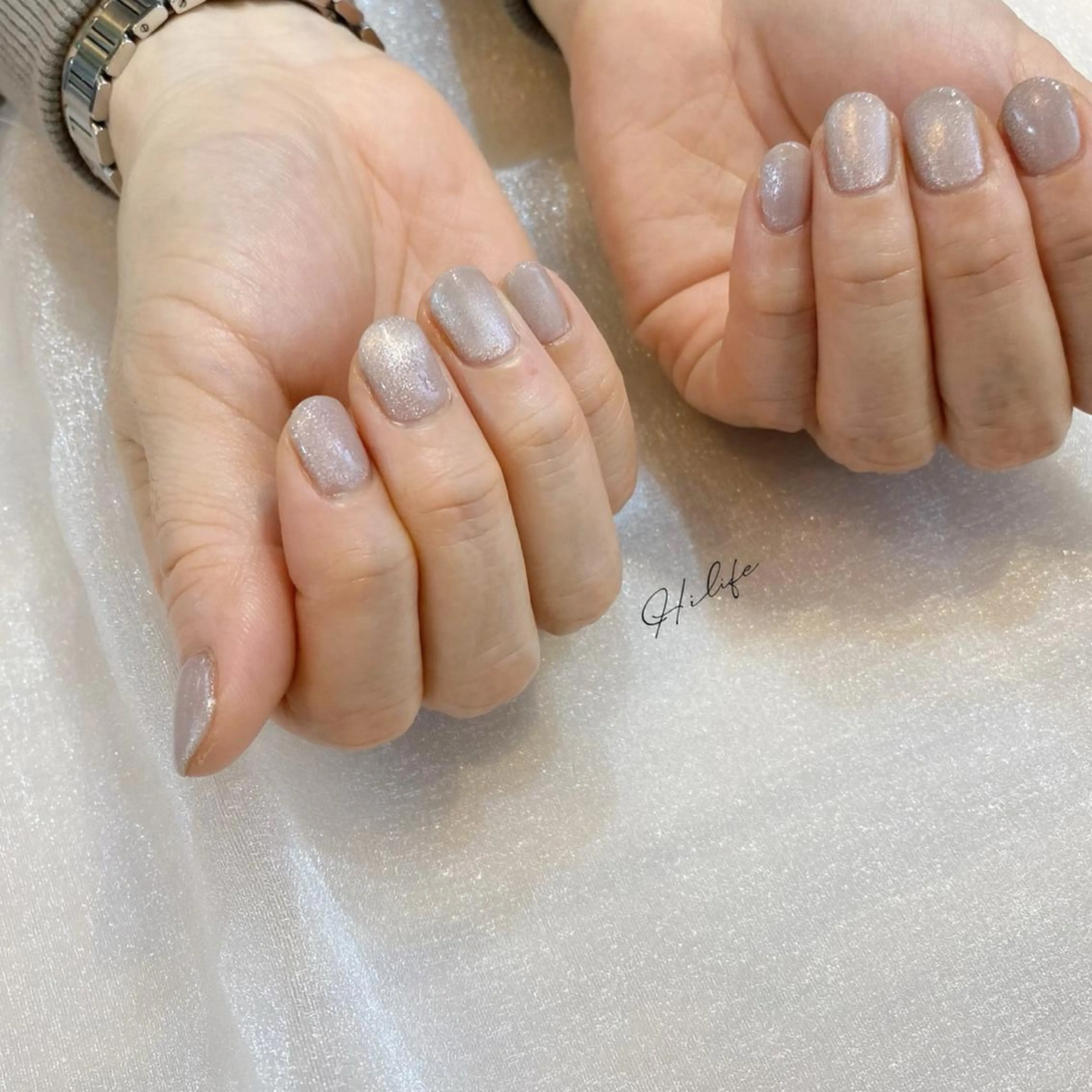 ネイル マグネットネイル ワンカラーネイル ネイルチップ ハンドネイル Nail Adore.のネイルデザイン