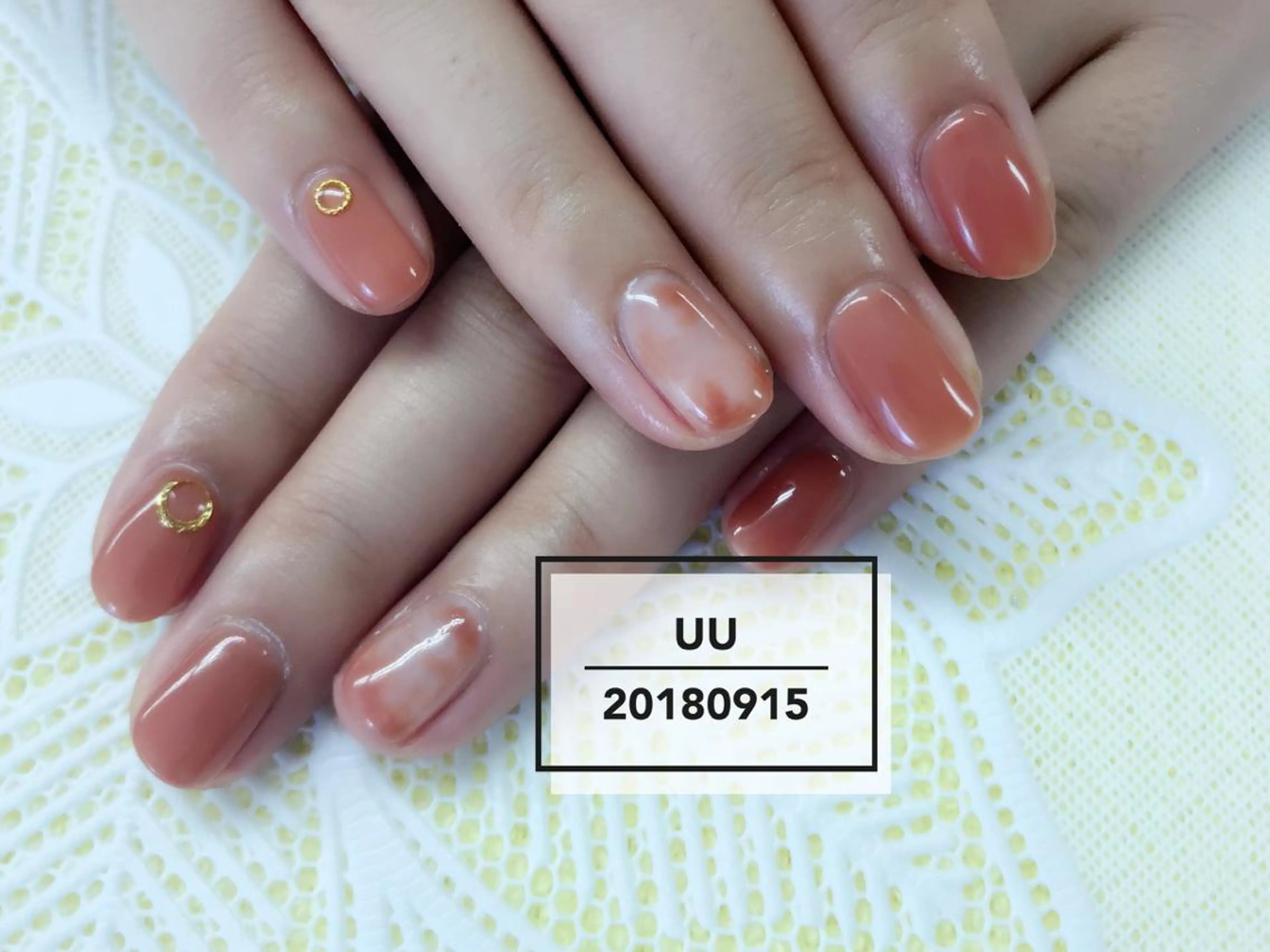 ネイル 大理石ネイル(マーブル) UU Salon所属・UU ゆきのネイルデザイン