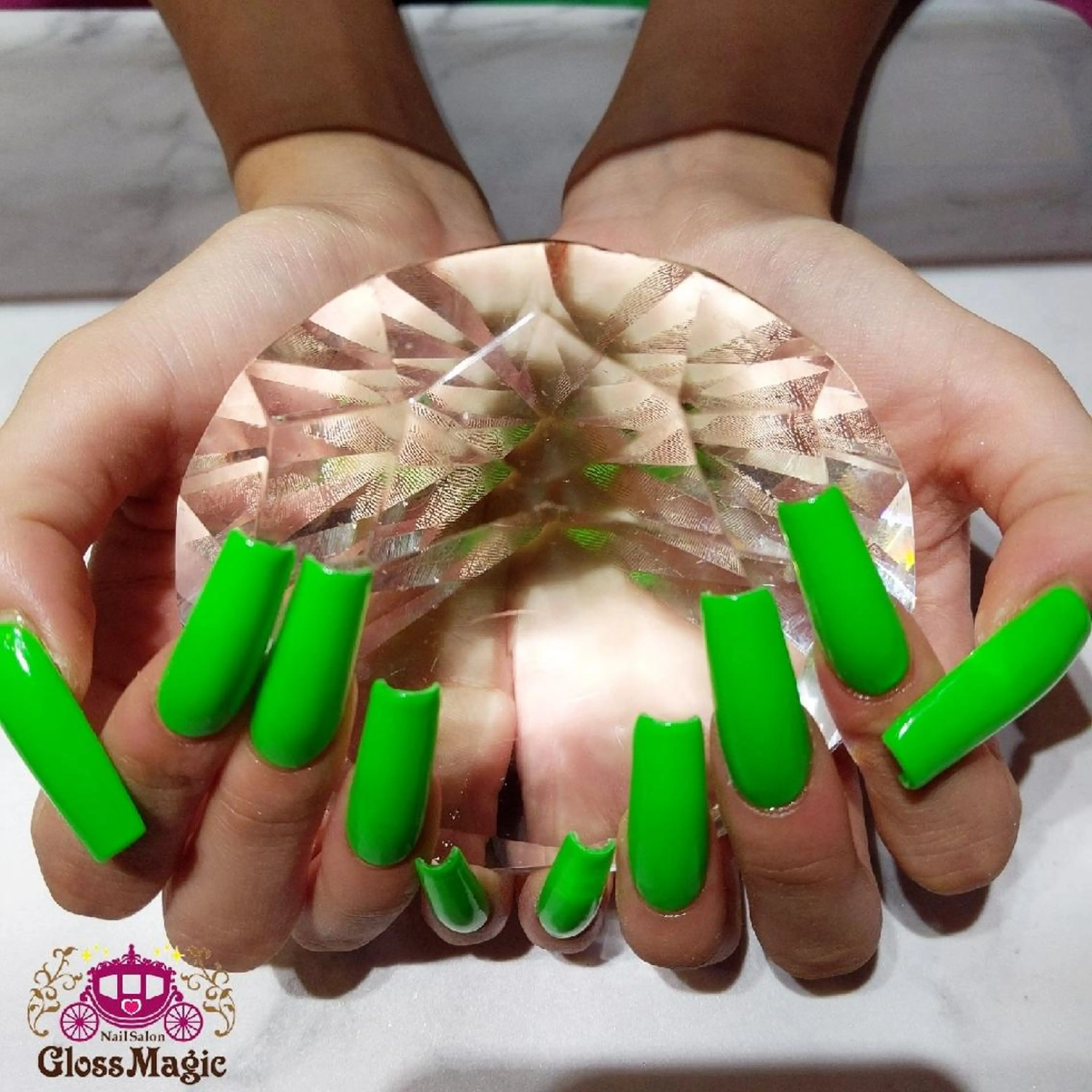 ネイル ロングネイル ハンドネイル あ きのネイルデザイン