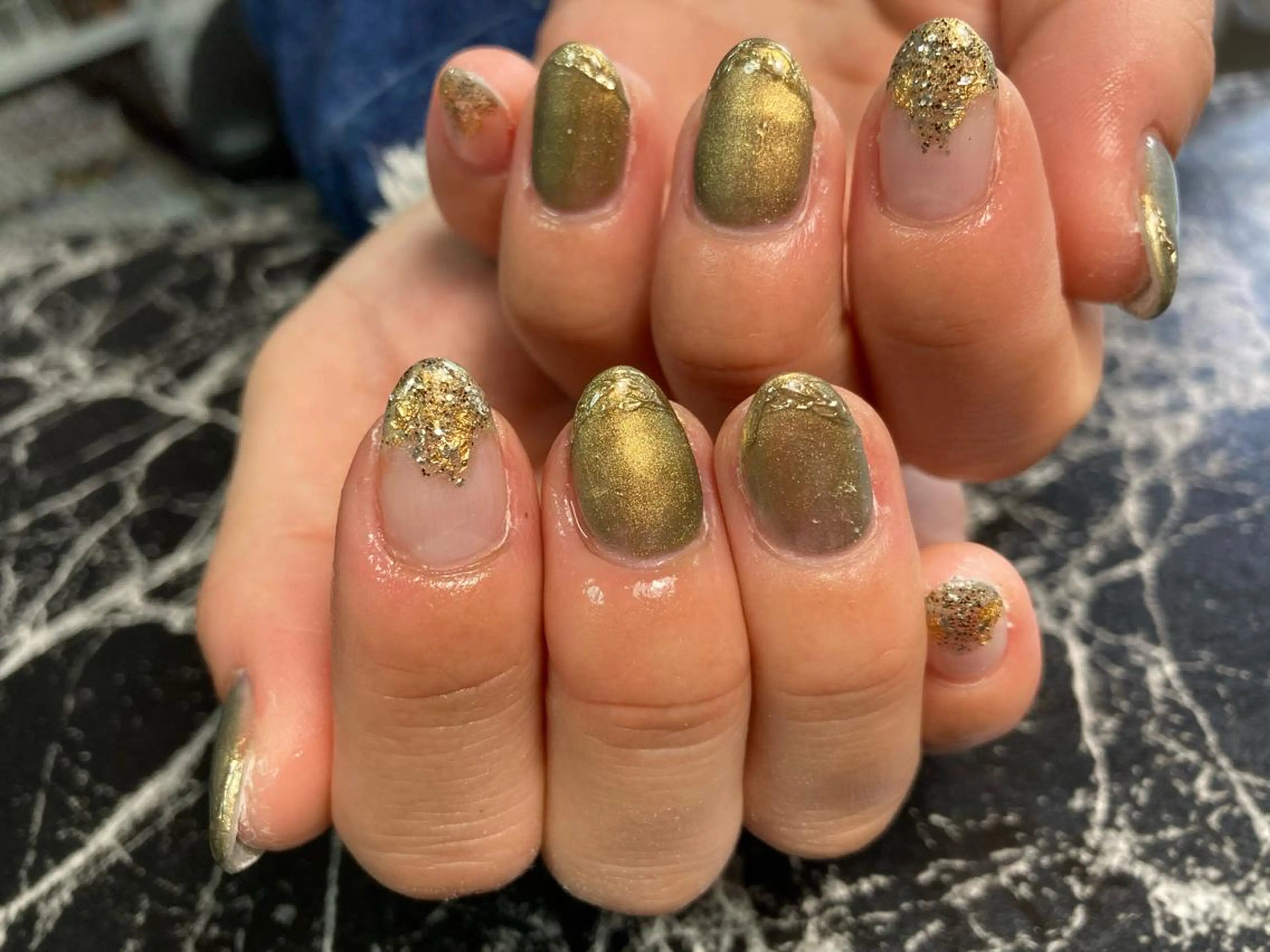 ショート ネイル ハンドネイル ✴︎ Delightのネイルデザイン