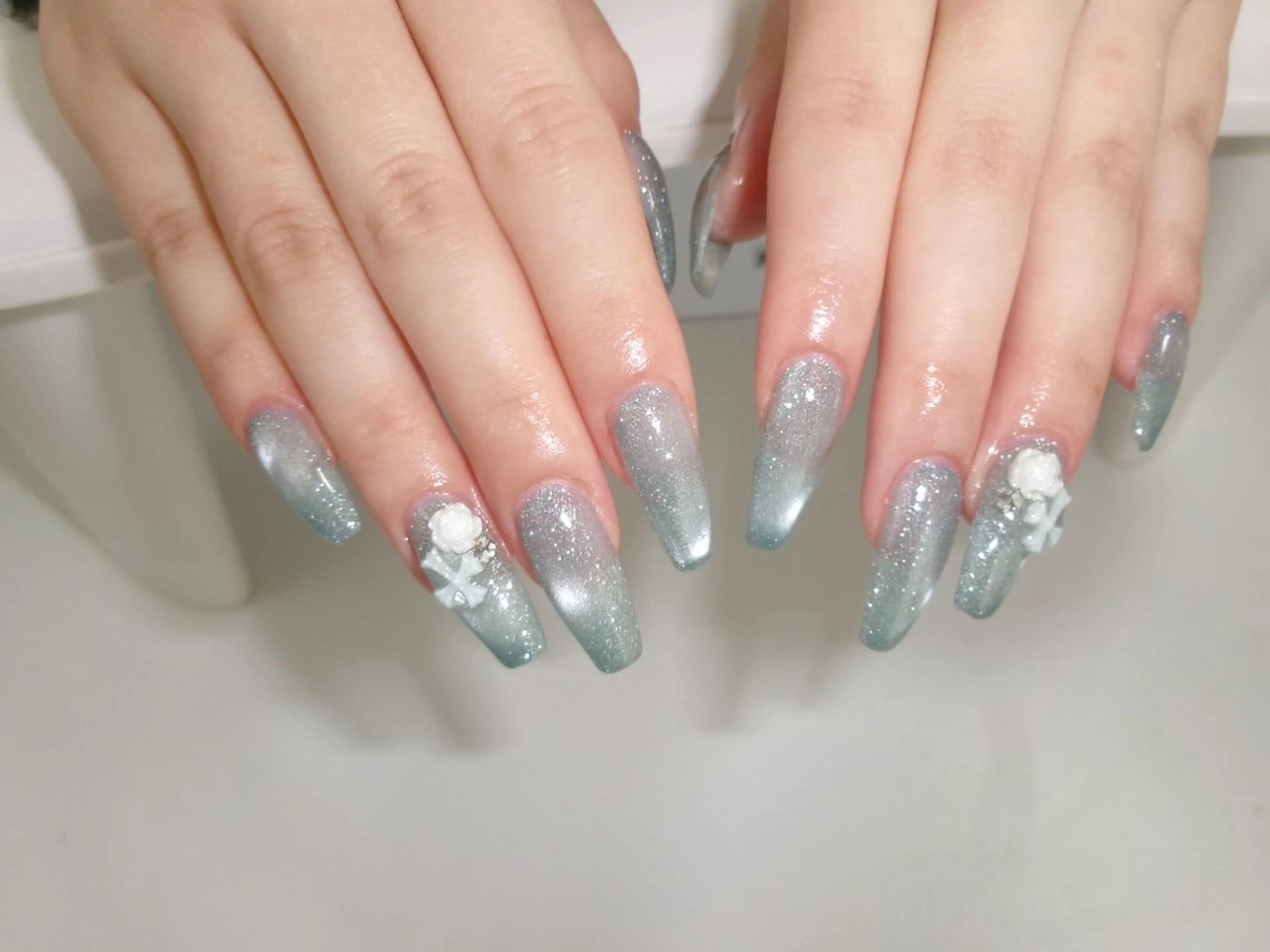 ネイル フラッシュネイル ハンドネイル nailsalon wingのネイルデザイン