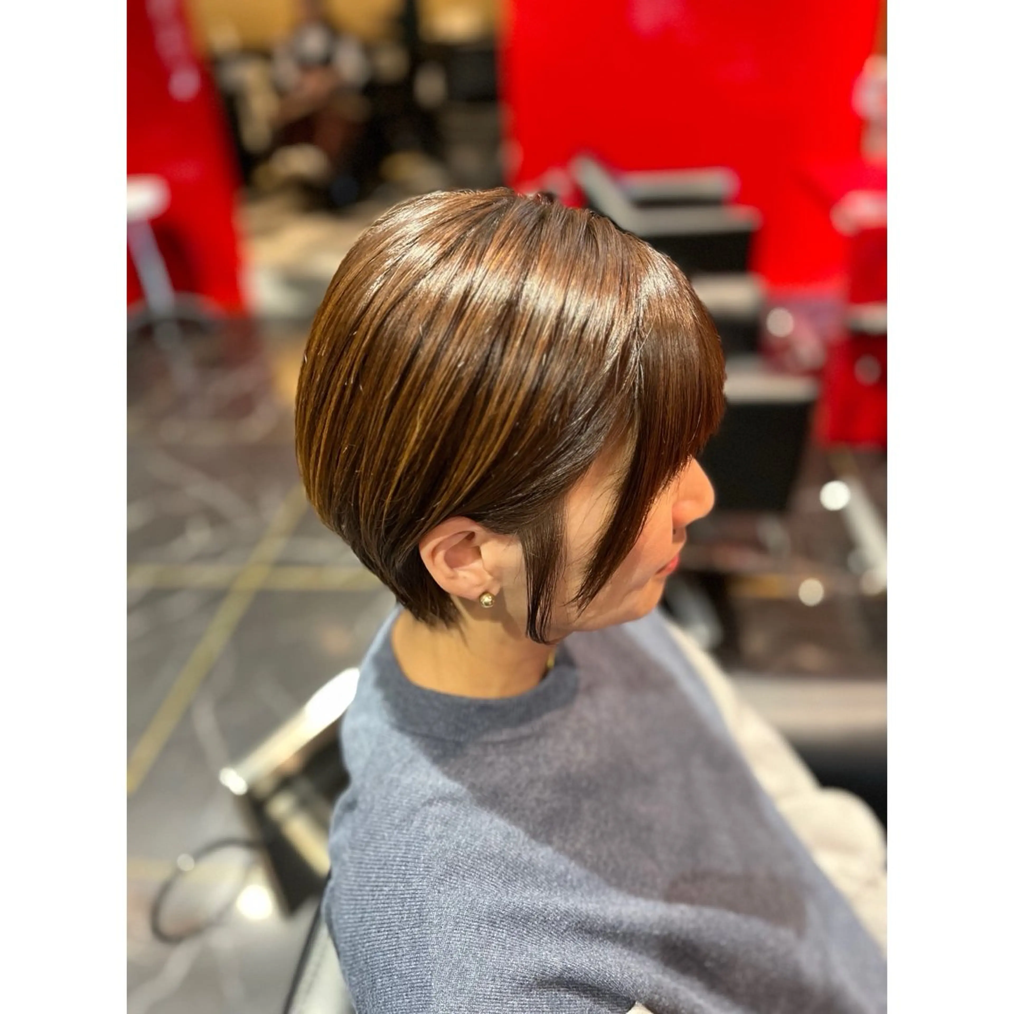 ショート ショートボブ ボブ ショートヘア NYNY🗽💕 ayameのヘアスタイル