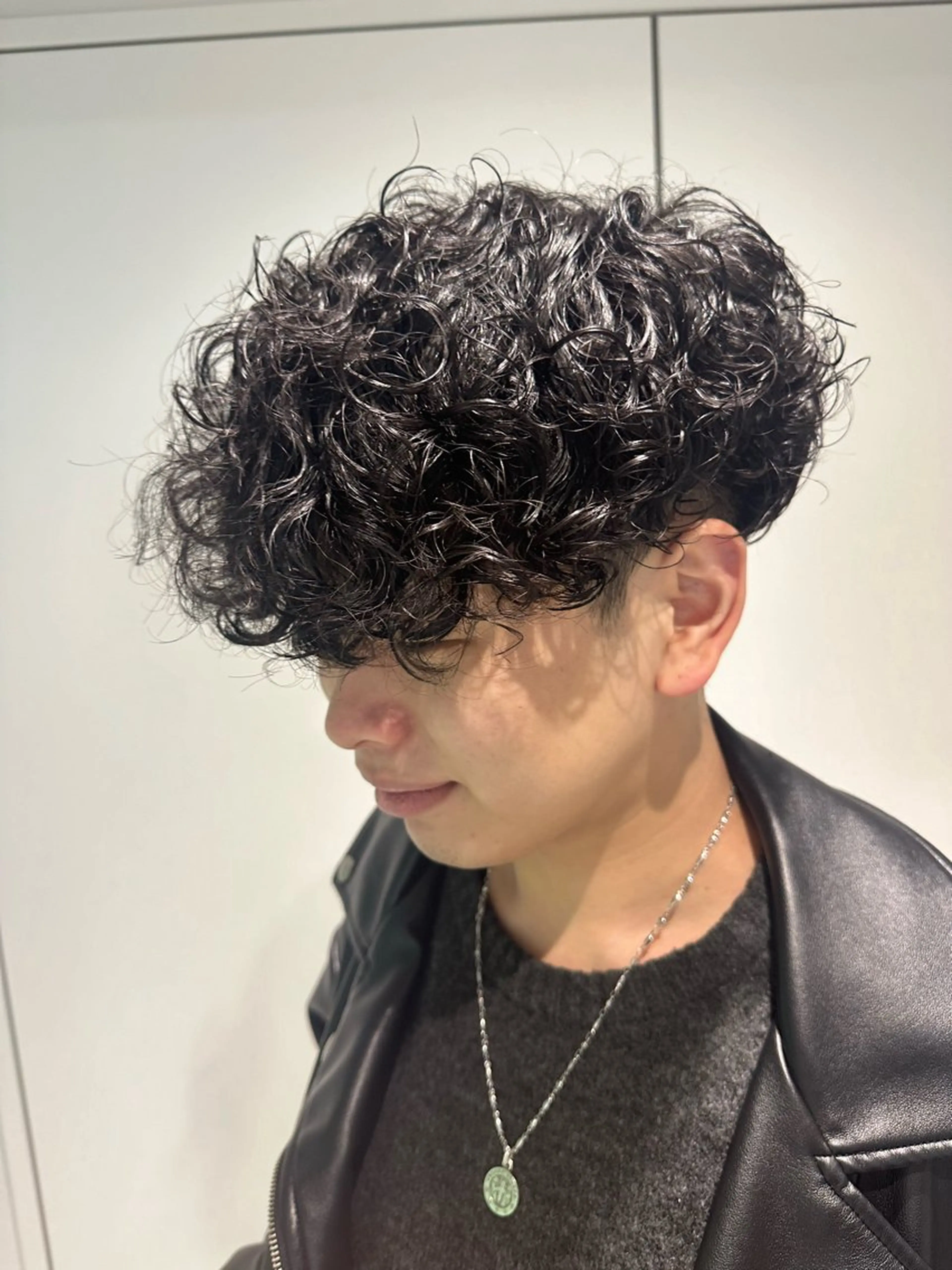 [先着3名限定メンズ限定]メンズカット＋ケアパーマ＋炭酸シャンプー&スタイリング付きの写真