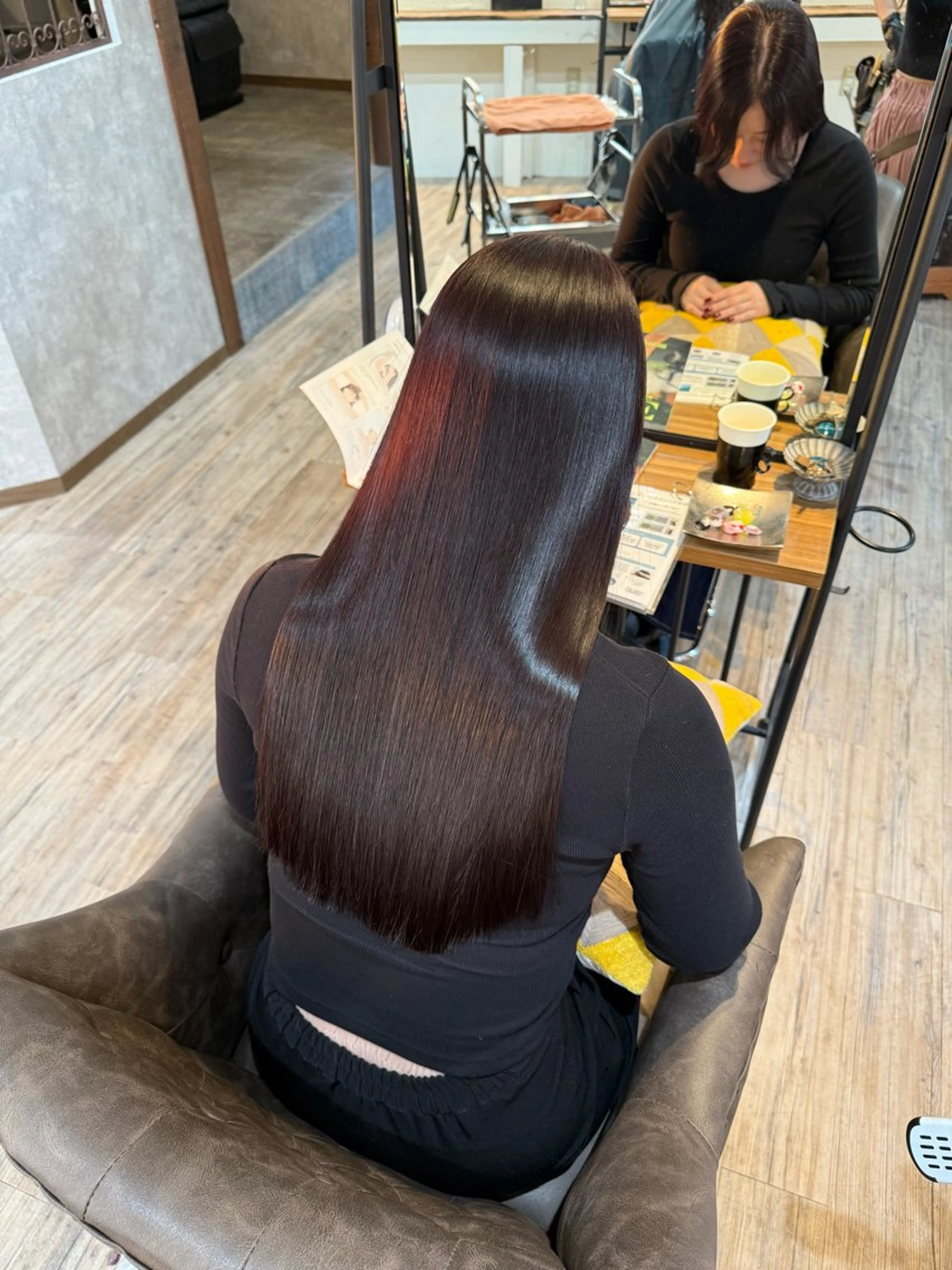 ロング カット 縮毛矯正 トリートメント CURE nex the salon 表参道所属・美髪矯正/髪質改善 🫧山﨑　真歩🫧のヘアスタイル