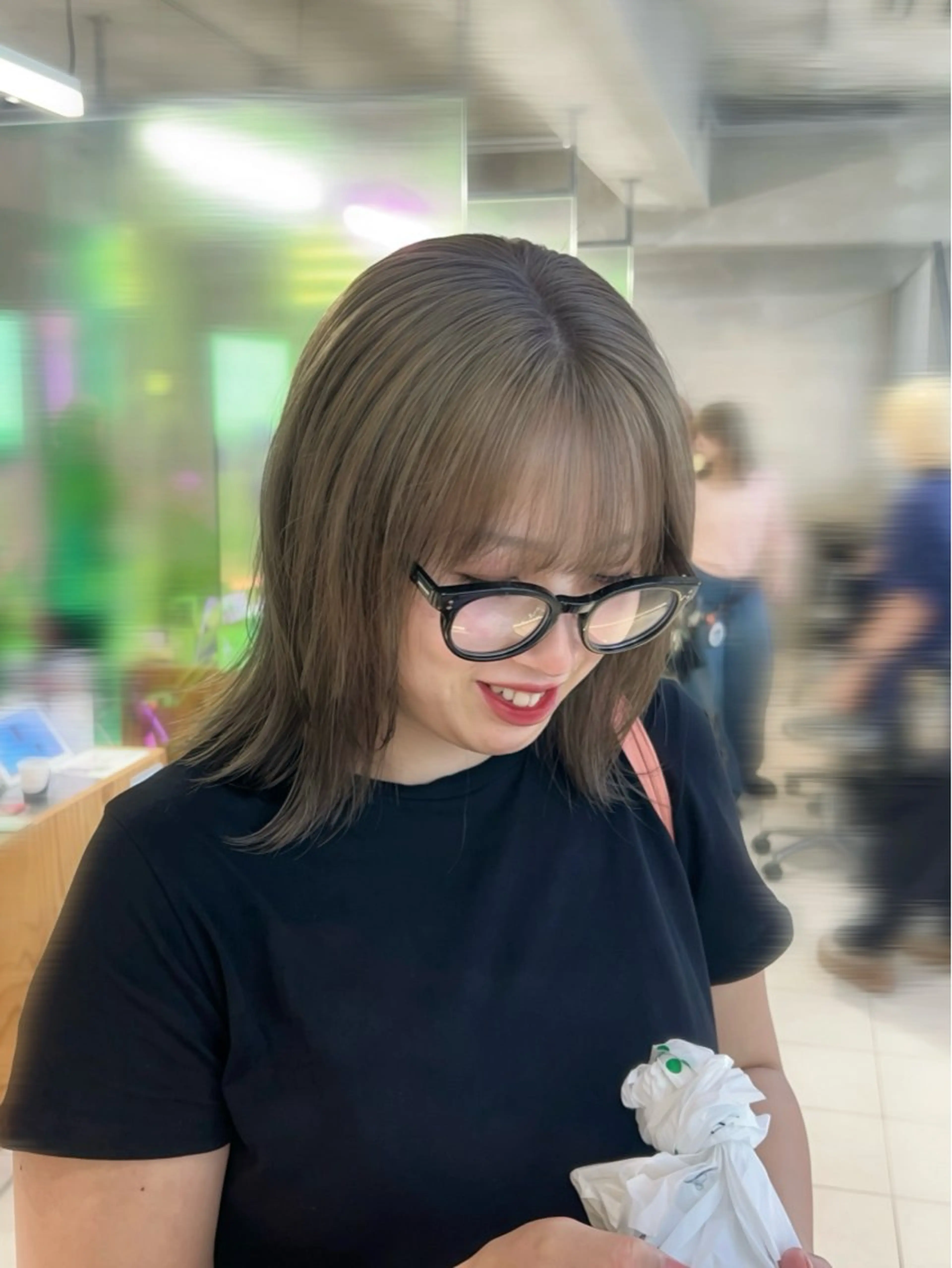 カラー ベージュカラー オリーブベージュ ヘアカラー ハイトーン/くすみ カラー seina★のヘアスタイル