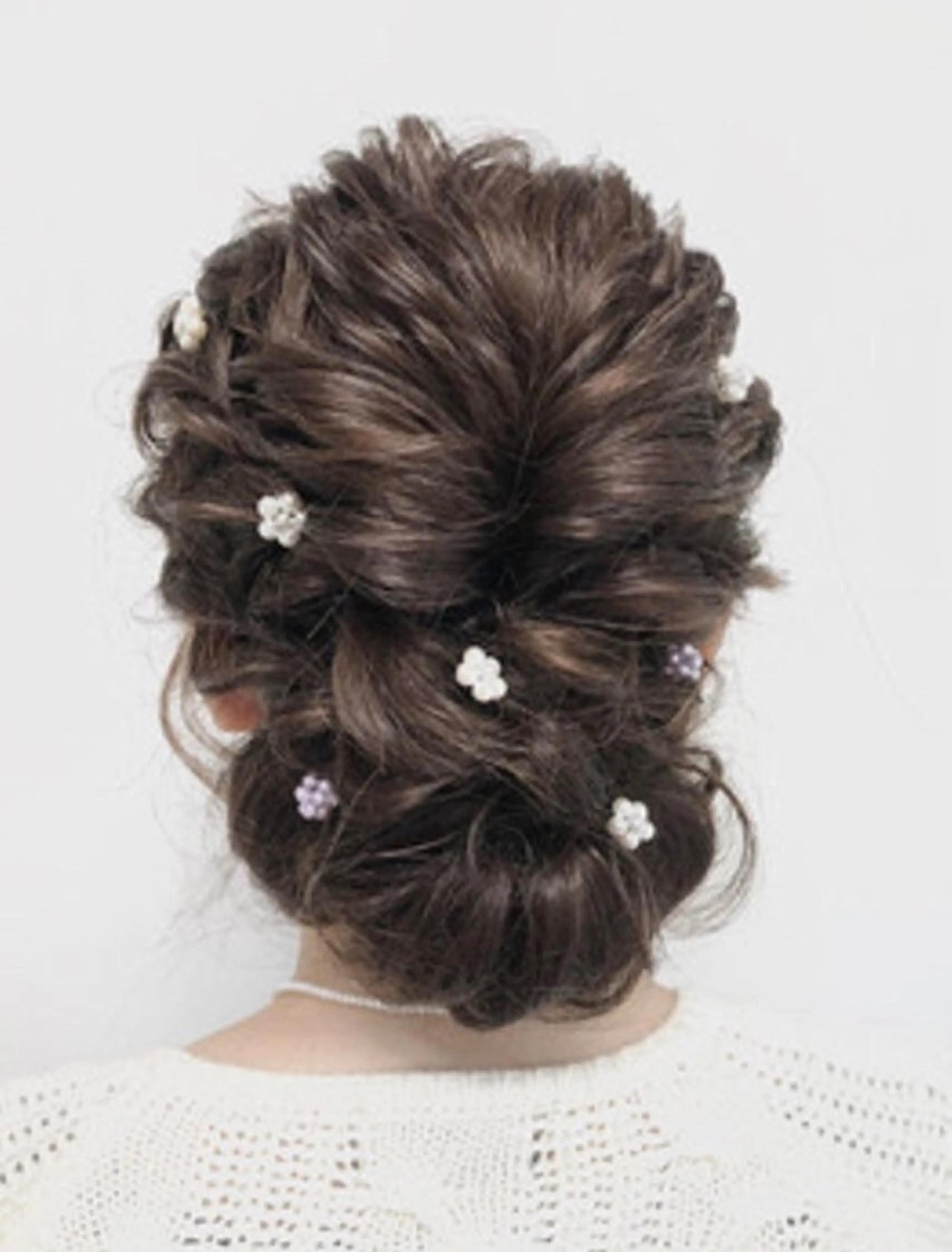 セミロング カラー パーマ ヘアアレンジ メンズ キッズ ハーフアップ 子どものヘアアレンジ メンズバレイヤージュ メンズブリーチ メンズハイライト ヘアセット grand story/colulu渋谷2号店所属・kotona 🤍miuraのヘアスタイル