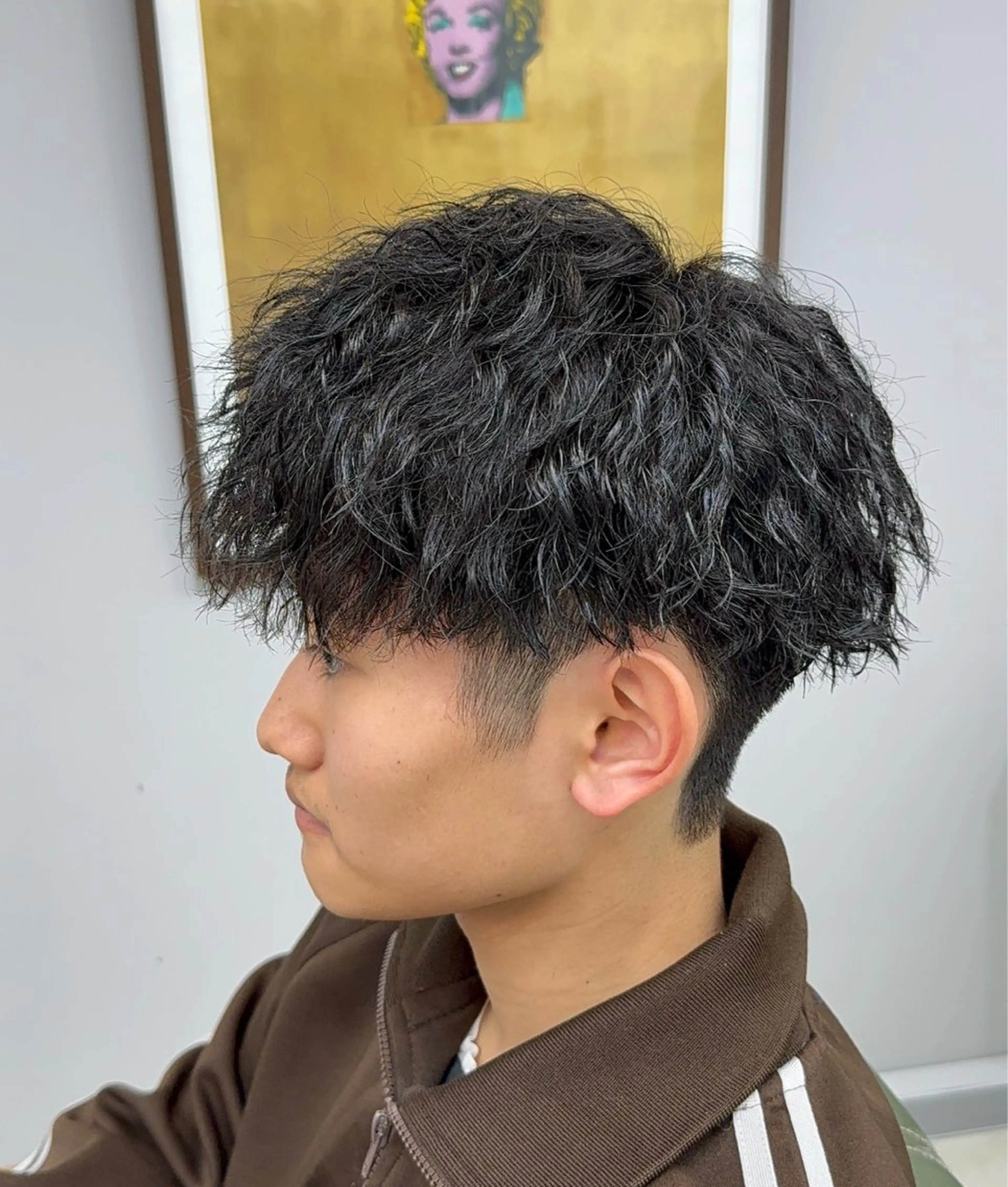 ショート ツイストパーマ カット パーマ Hair＆Beauty the F 岡崎北店所属・川村 涼介のヘアスタイル