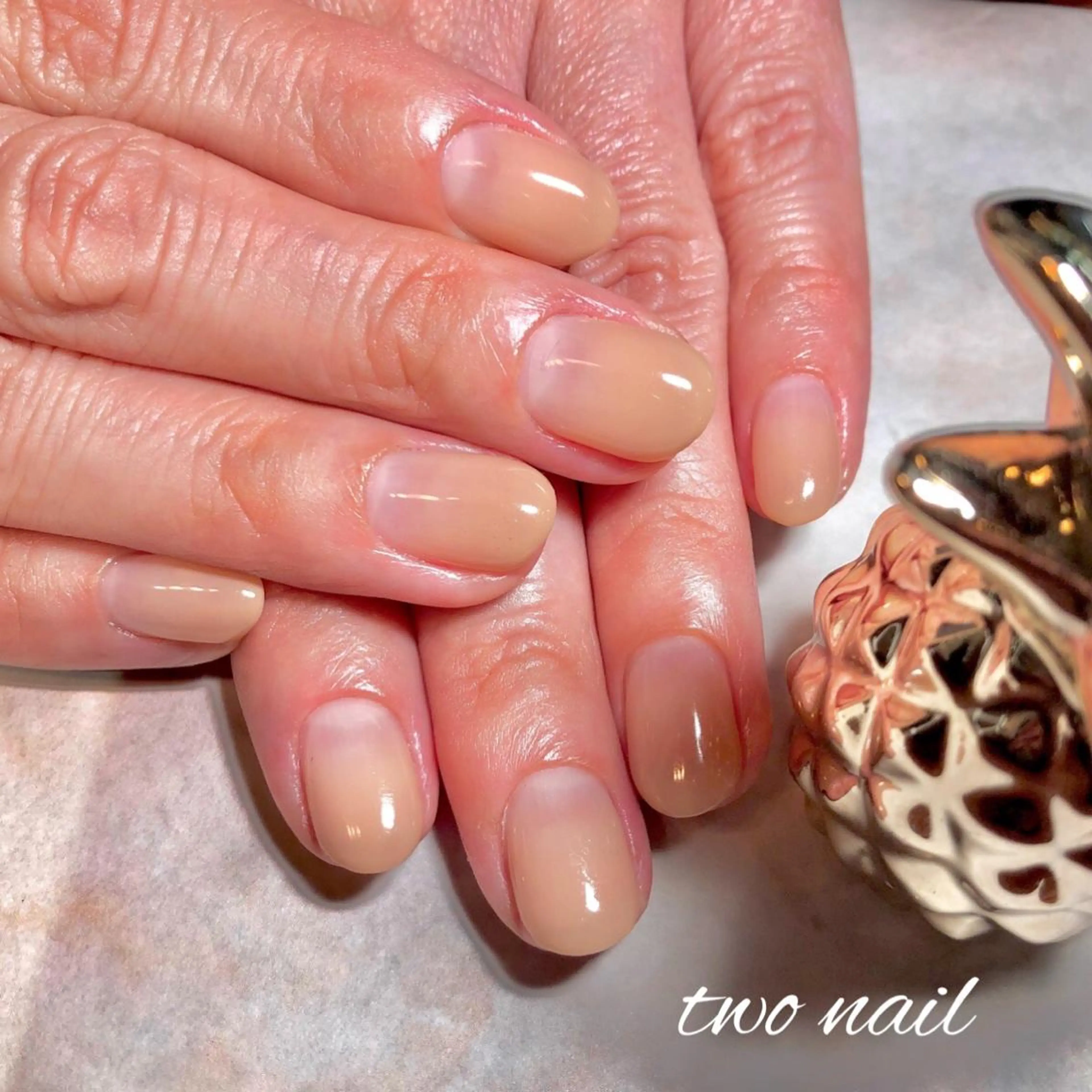 ネイル フットネイル ハート オフィスネイル ハンドネイル two nailのネイルデザイン