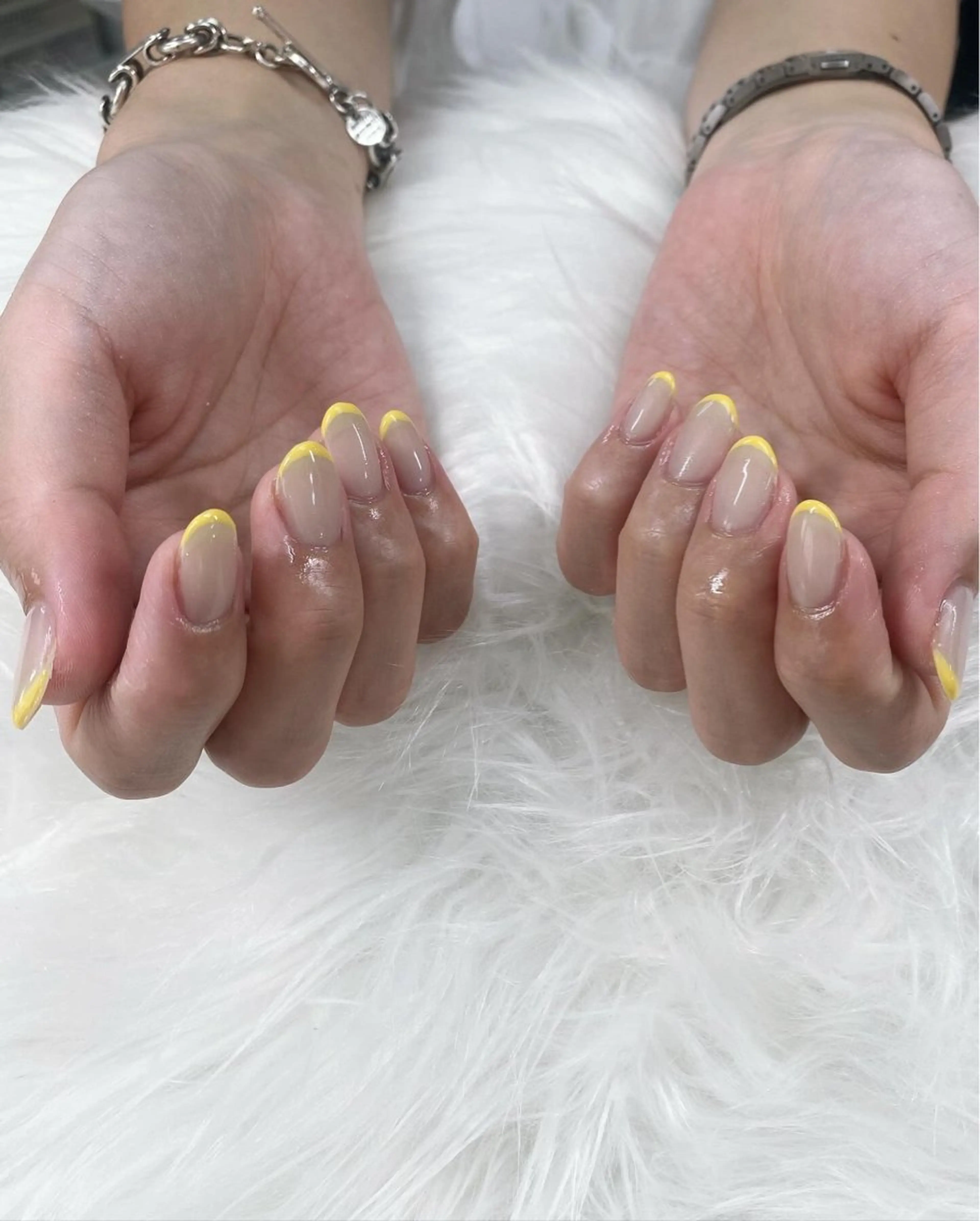 ネイル シンプルネイル デュアス R _宇都宮のネイルデザイン