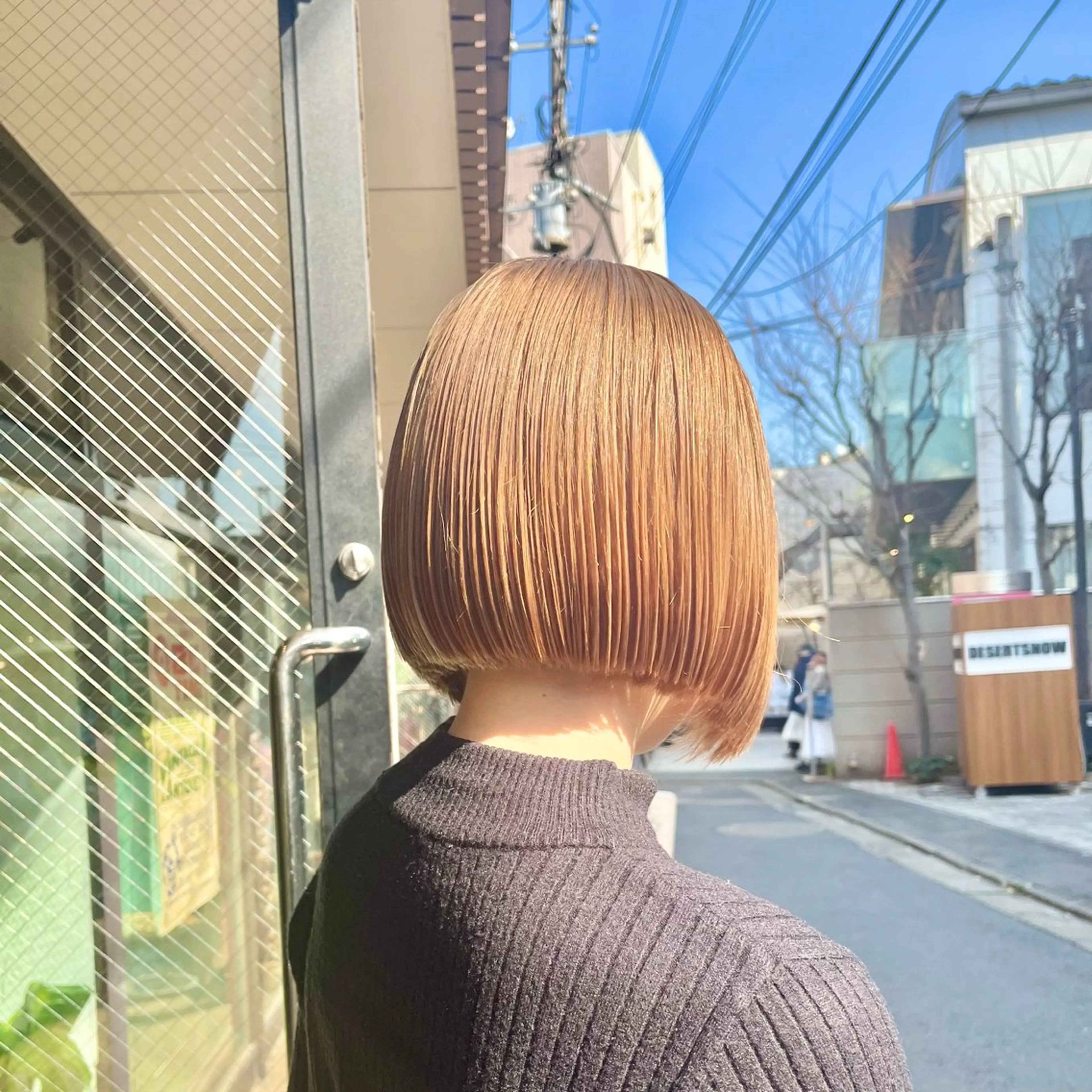 似合わせカット&透明感カラー⭐️&炭酸クレンジング⭐️（ツヤのある可愛いヘアスタイルにします⭐️）の写真