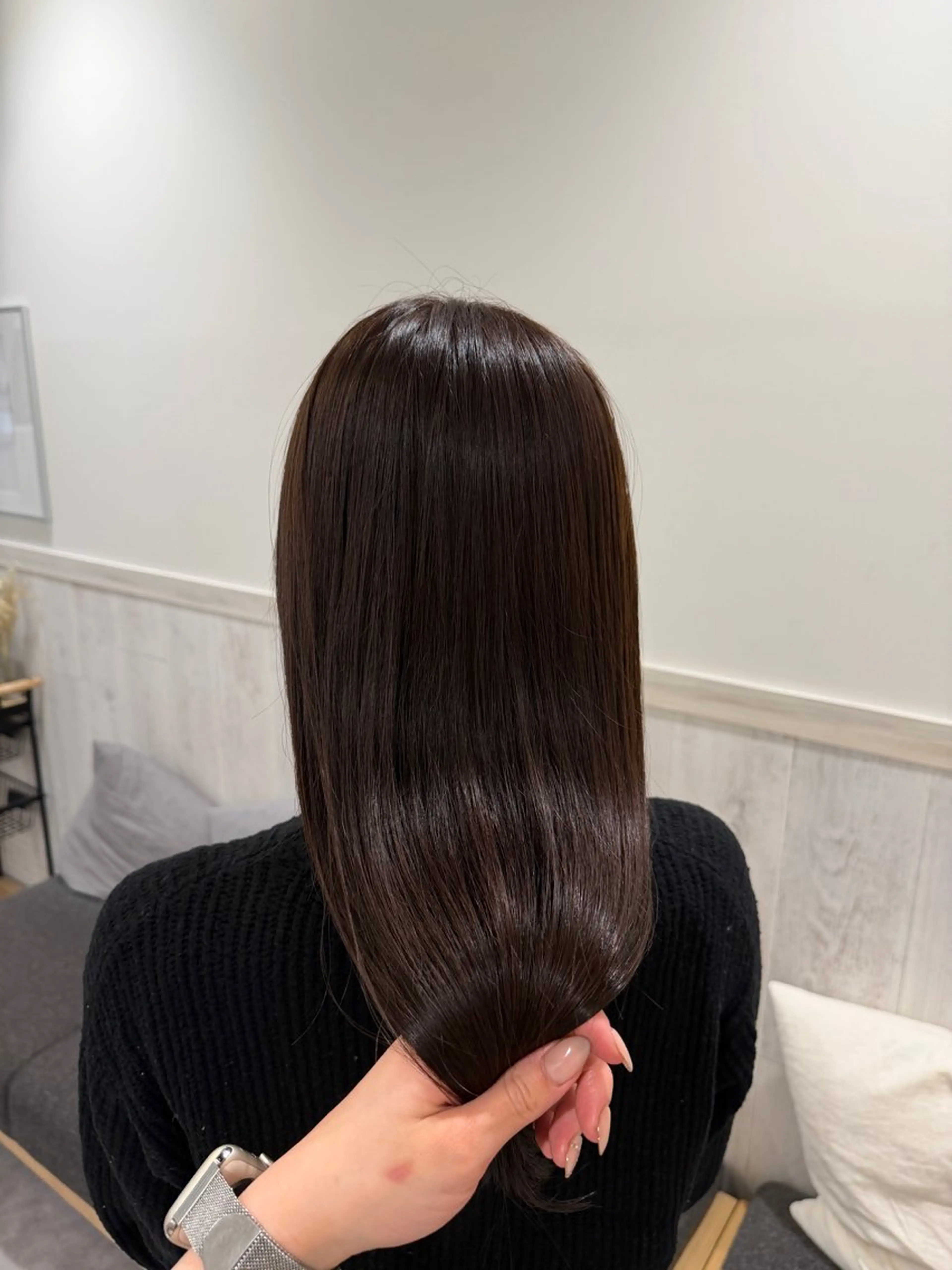 セミロング 村中 玲那のヘアスタイル