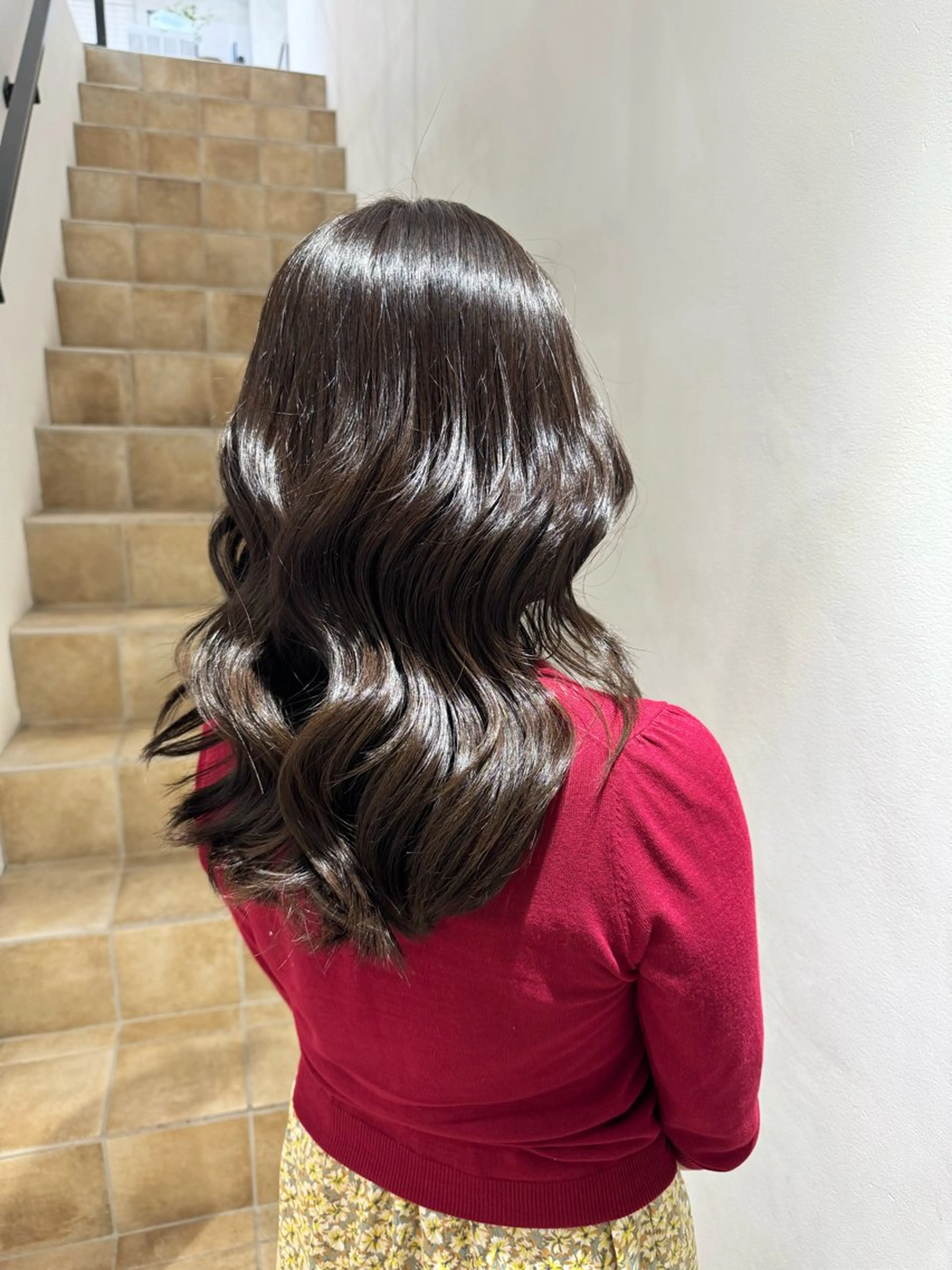 カラー 透明感カラー 大村 美羅衣のヘアスタイル