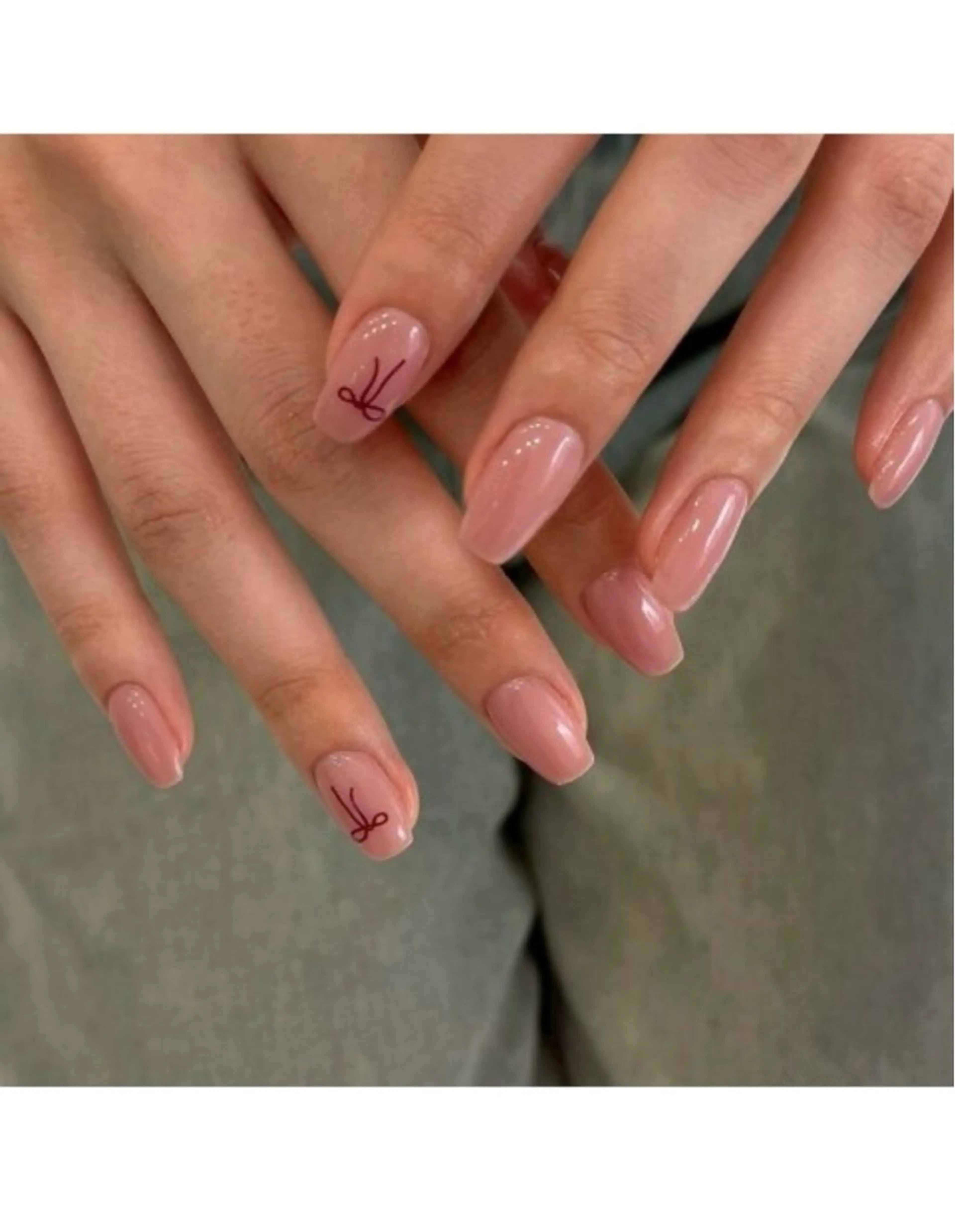 ミニモ学割U24☆ワンカラー【オフなし】🩷パラジェル/フィルイン/韓国ネイル/ワンホンネイル/ちゅるちゅるネイルの写真