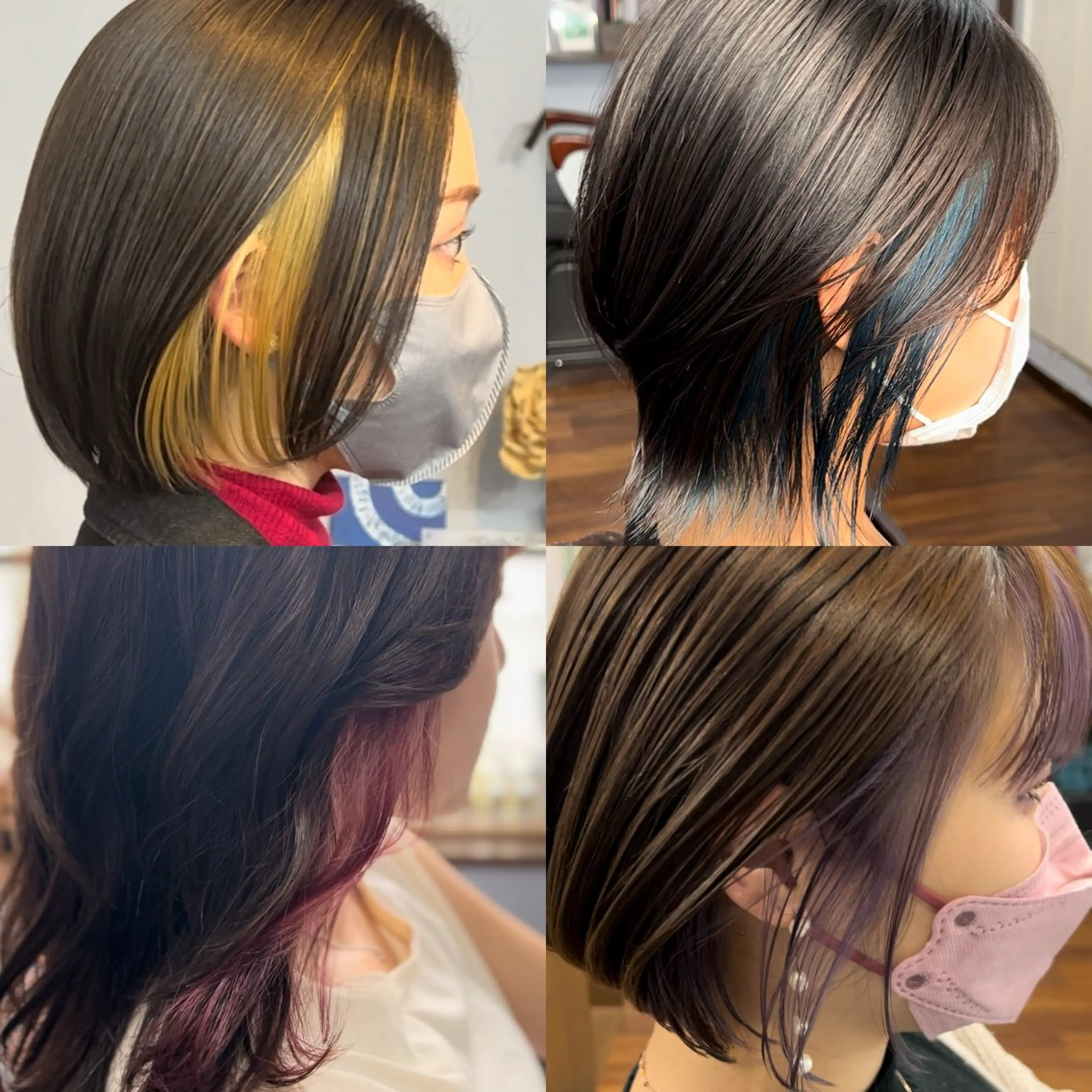 【🔆イメチェンに🔆】インナーダブルカラー《ケアブリーチ使用》＋トリートメント(2step)🫧の写真