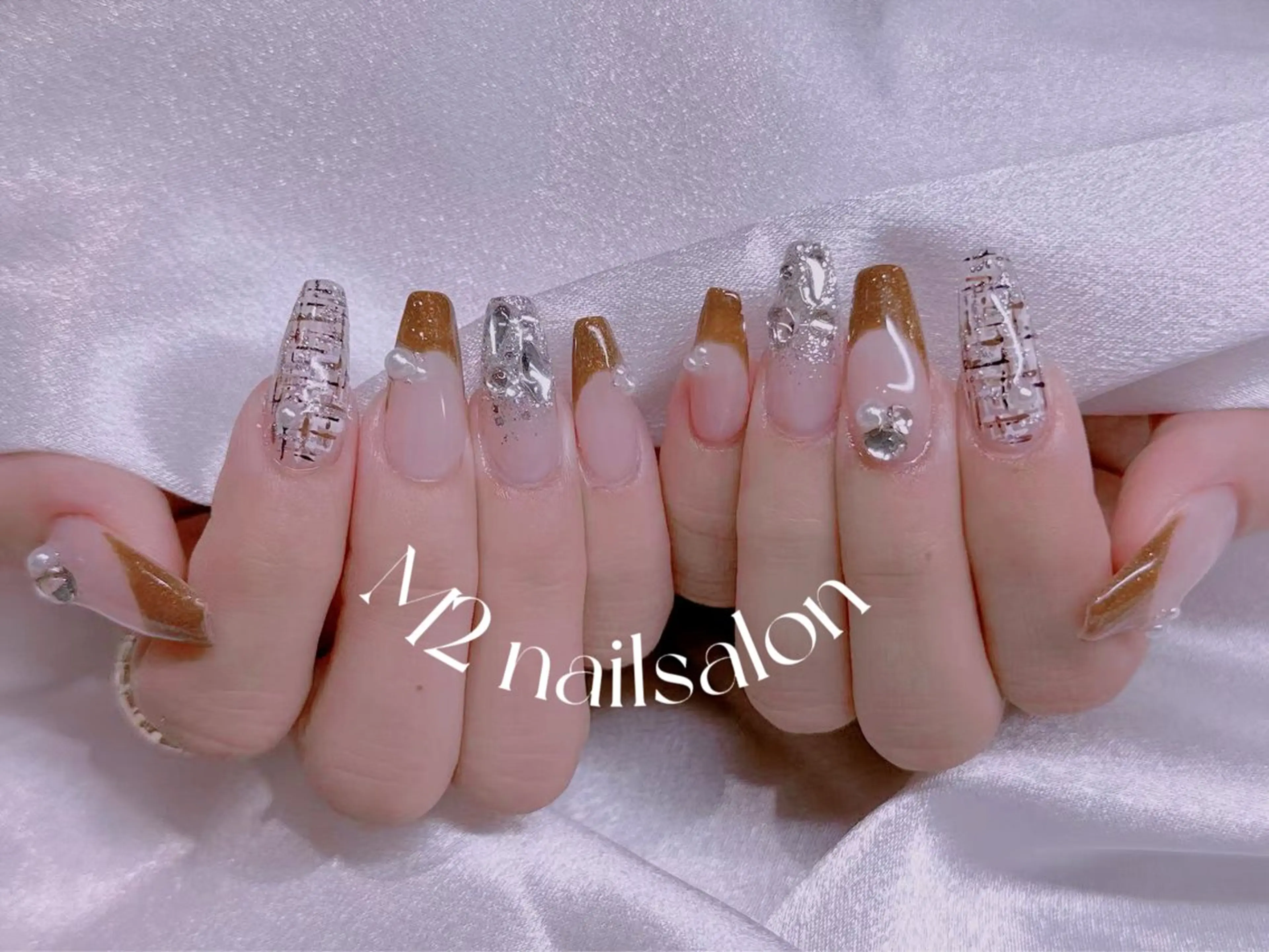 ネイル 長さだし専門店 M2 rikaのネイルデザイン