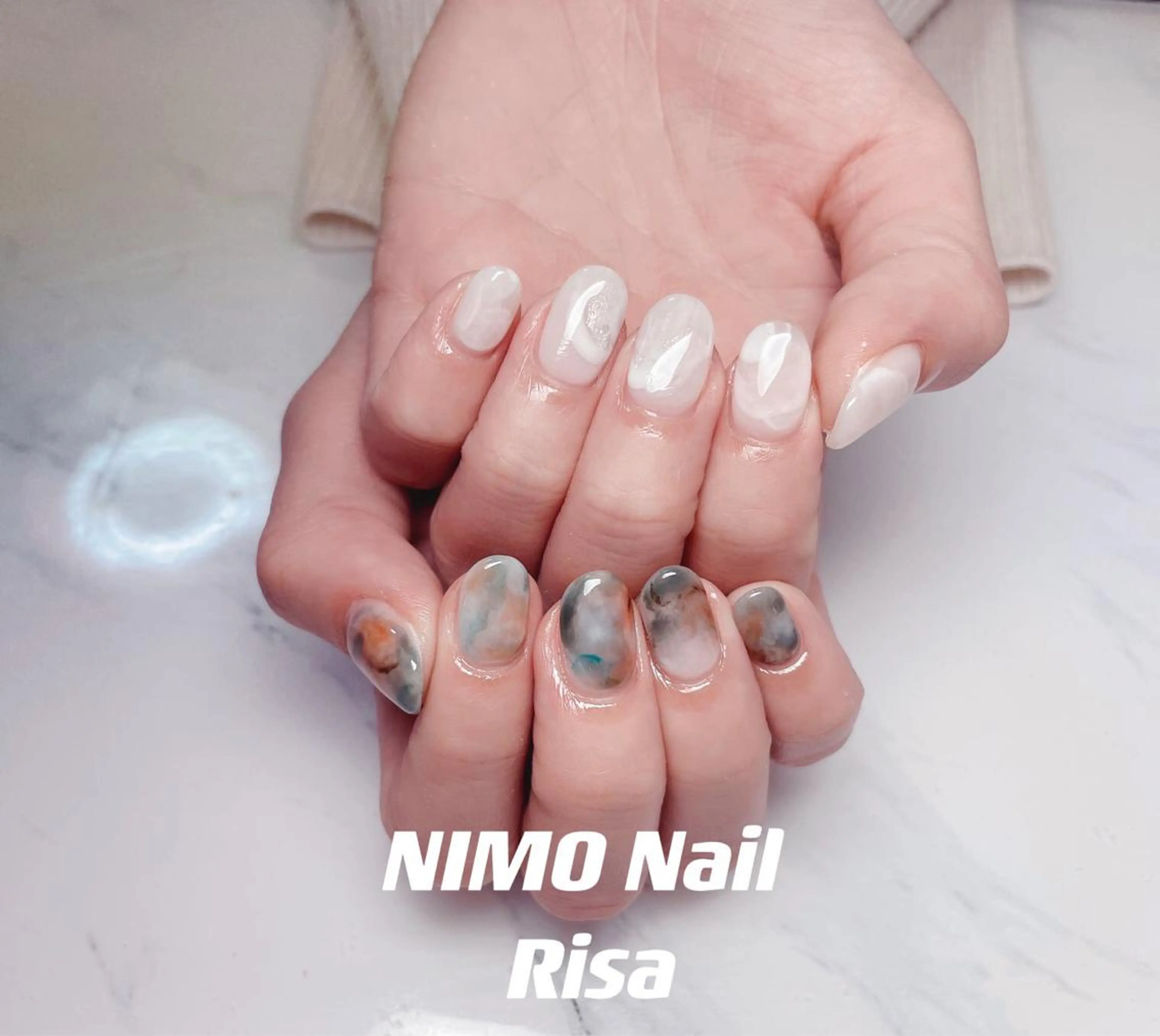 ネイル ハンドネイル RI SA☀️ リサのネイルデザイン