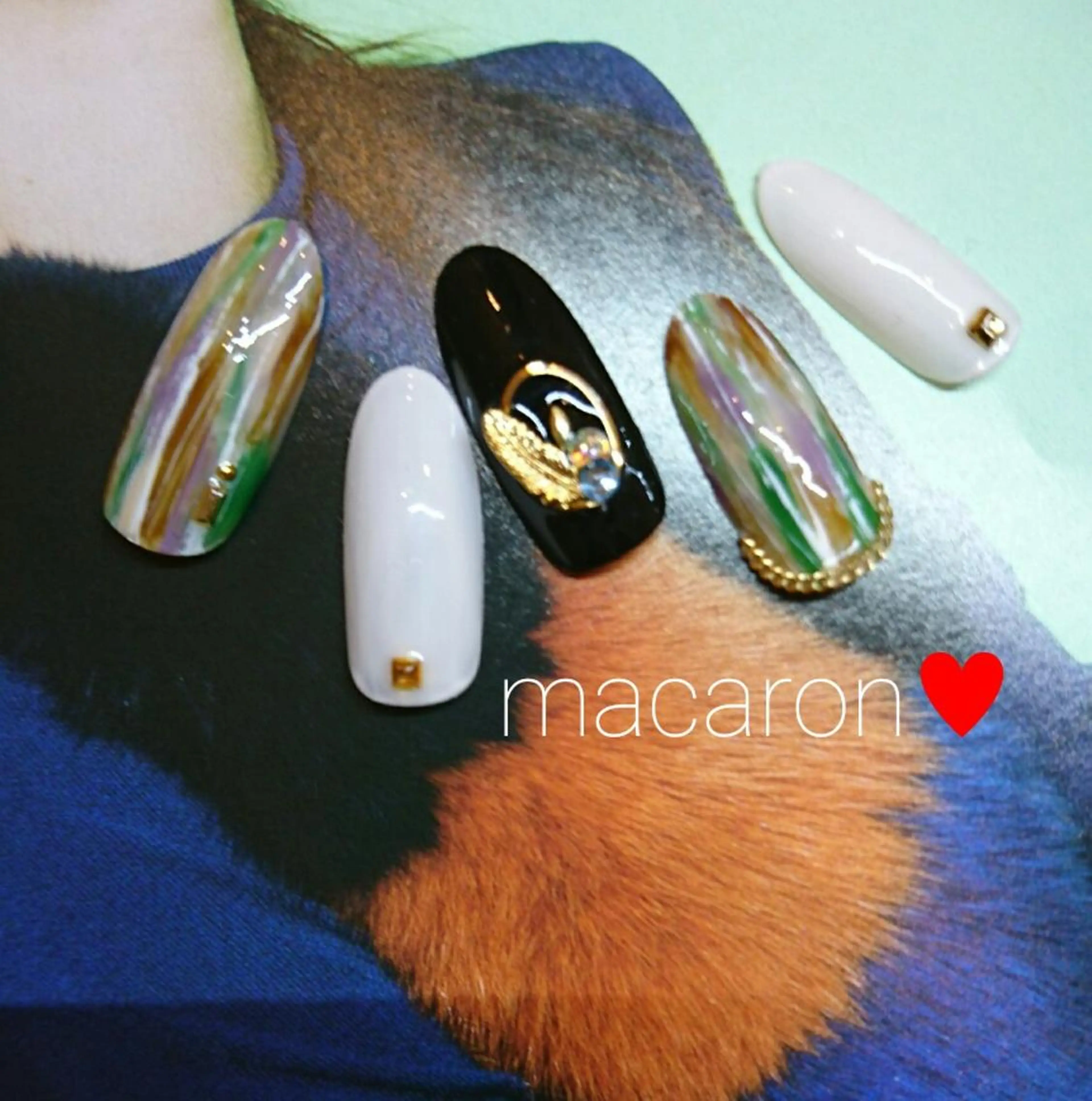 ネイル カジュアル macaron♥所属・nail salon macaron のネイルデザイン