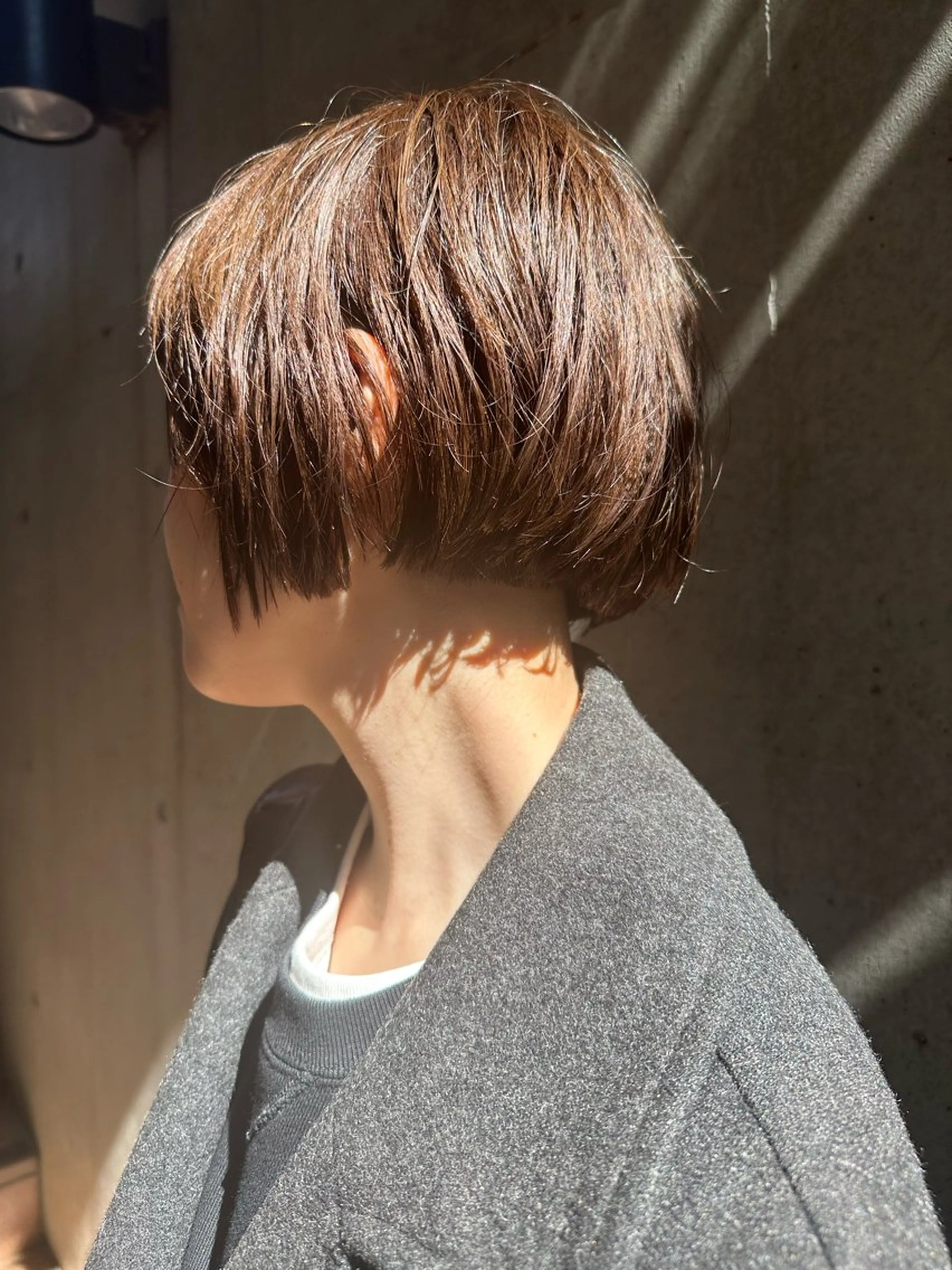 ショート カラー 似合わせカット /パーマ岡本淳平のヘアスタイル