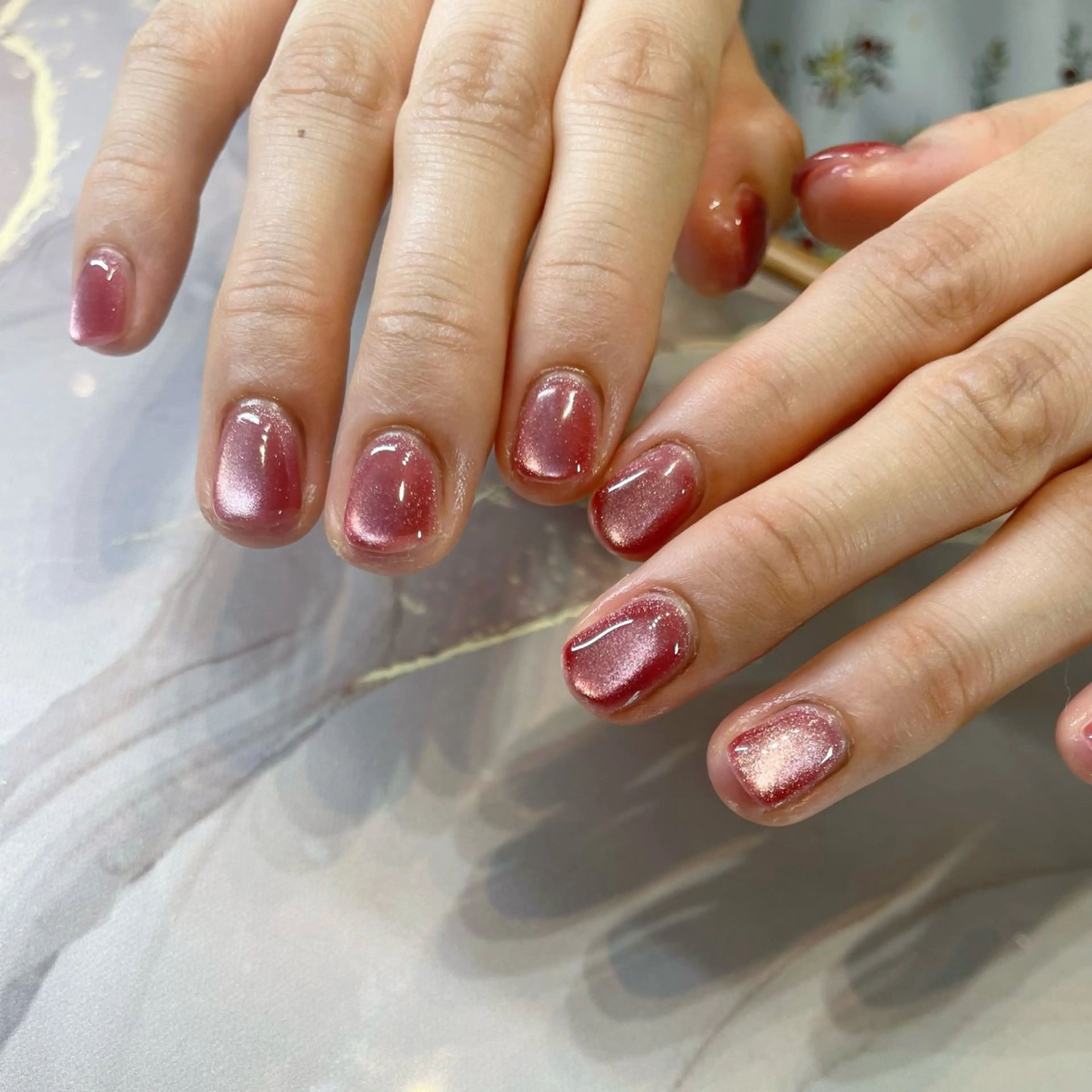 ネイル マグネットネイル ハンドネイル jujur HARUKA🌸のネイルデザイン