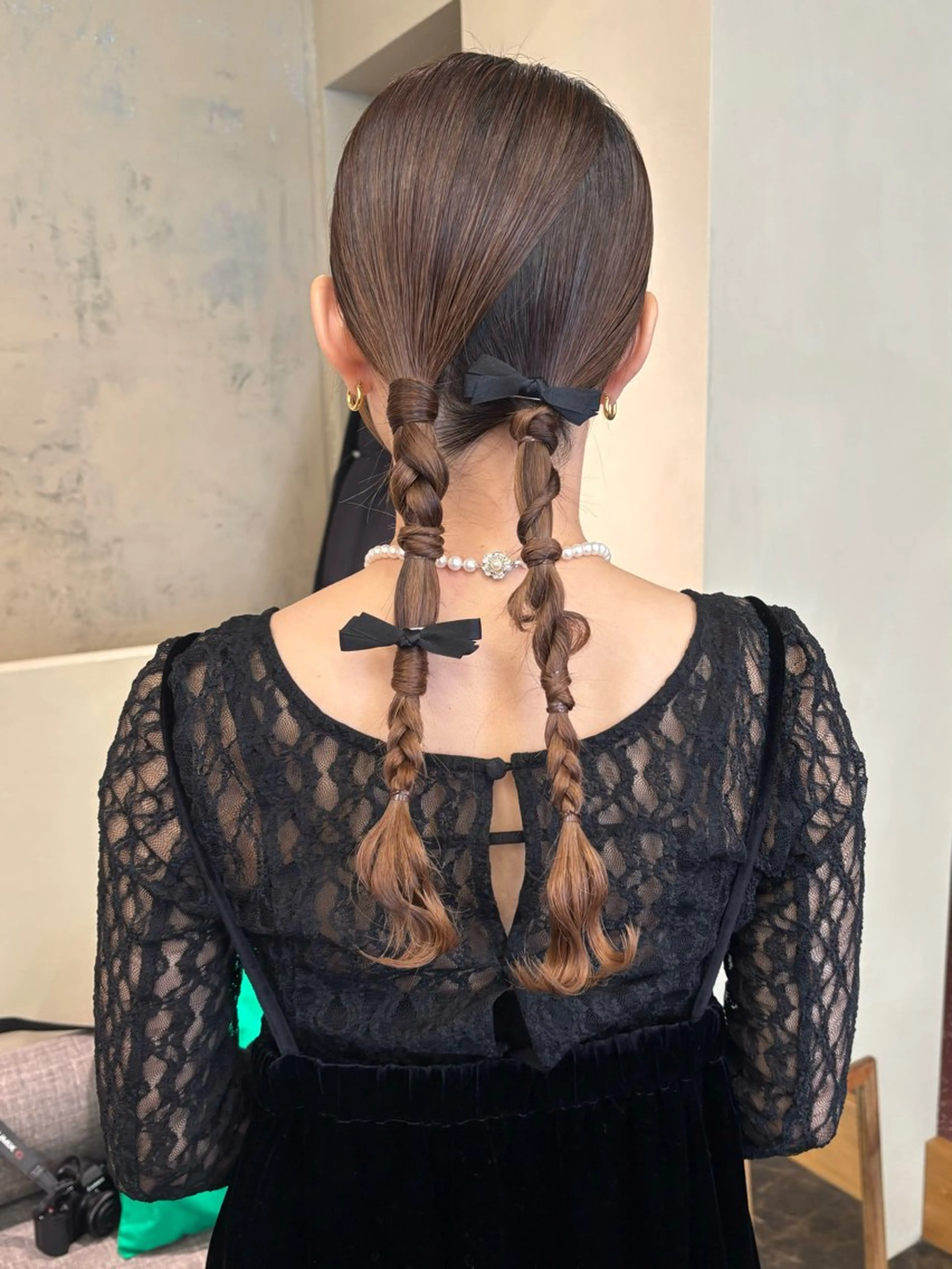 ミディアム ヘアアレンジ ヘアセット karin🌛ボブ/ 透明感たっぷりカラーのヘアスタイル