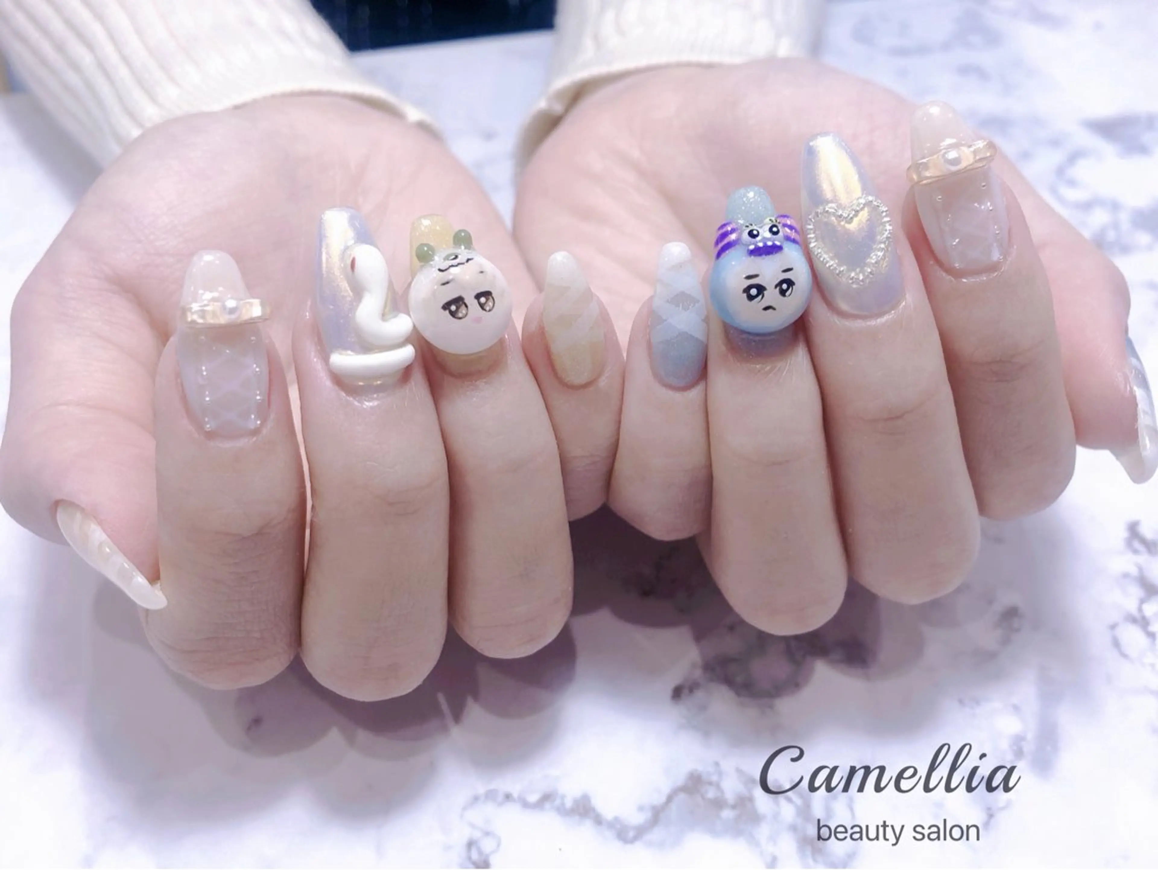 ネイル ハンドネイル ハンドケア Camellia nail salonのネイルデザイン