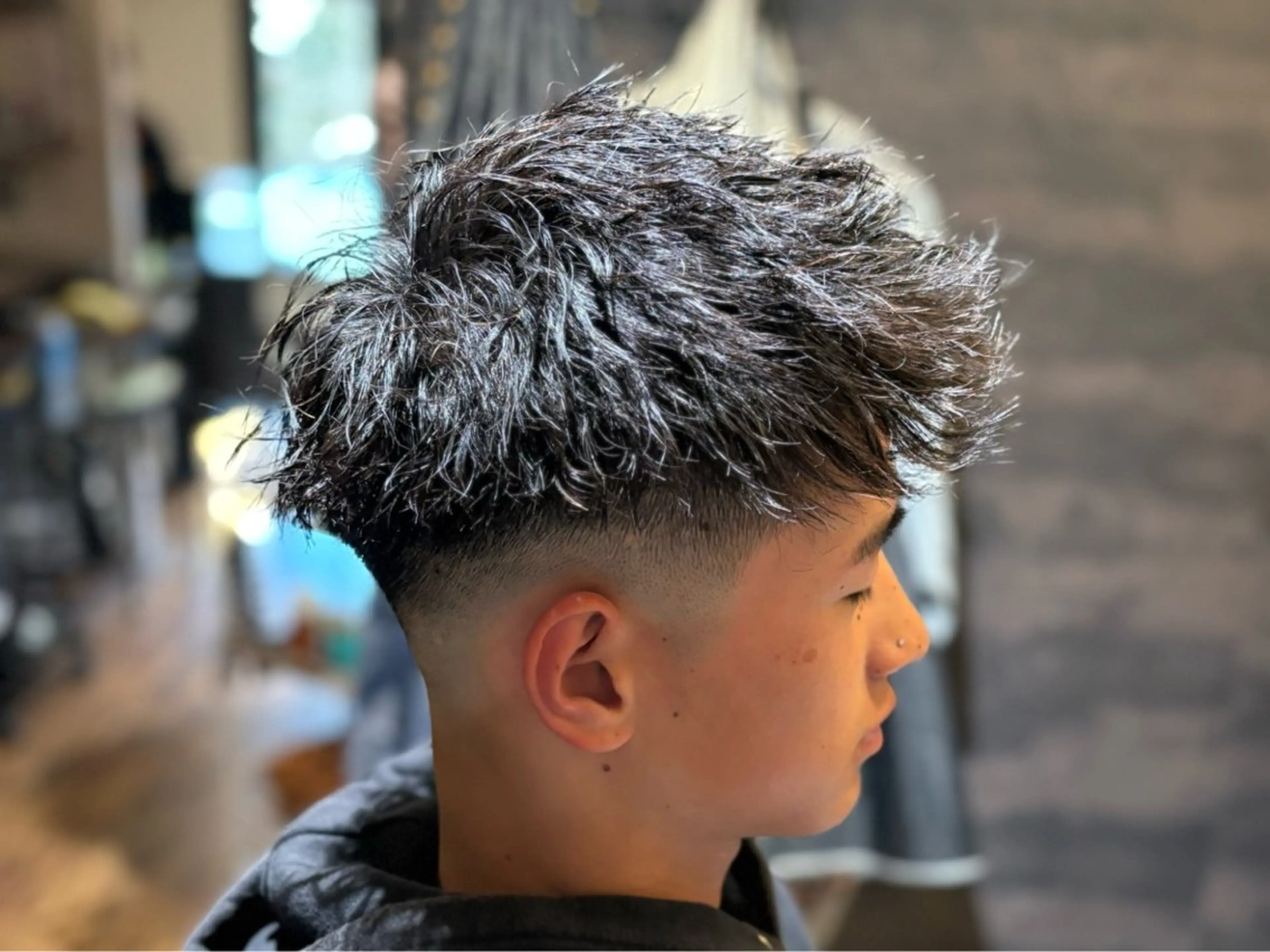 【バチバチヘア】【メンズパーマ】カット+ツイストパーマ¥11100の写真