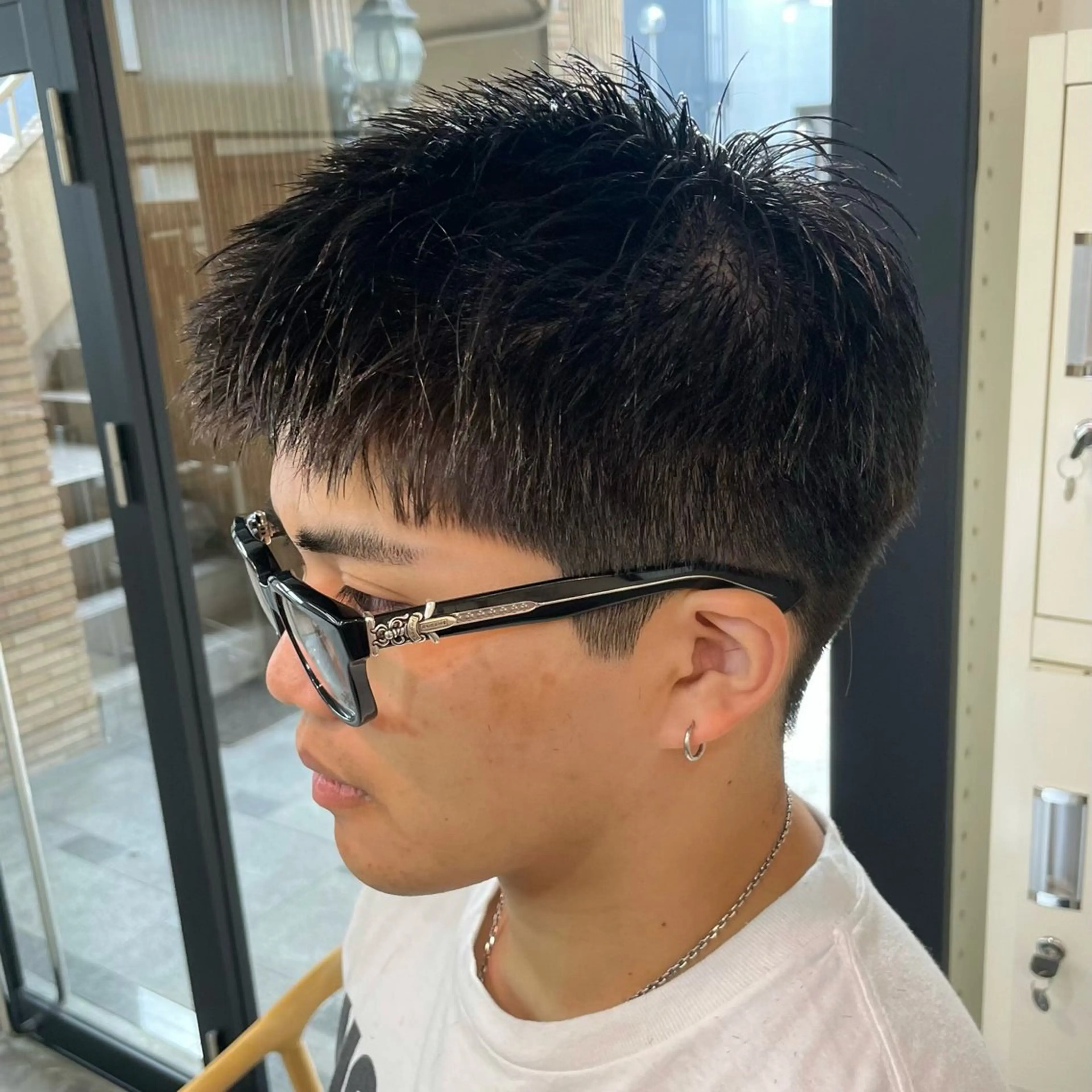 メンズ 学生（メンズ向け） 刈り上げ メンズベリーショート カット 🌀メンズパーマ/ ケアパーマ🌀啓真のヘアスタイル