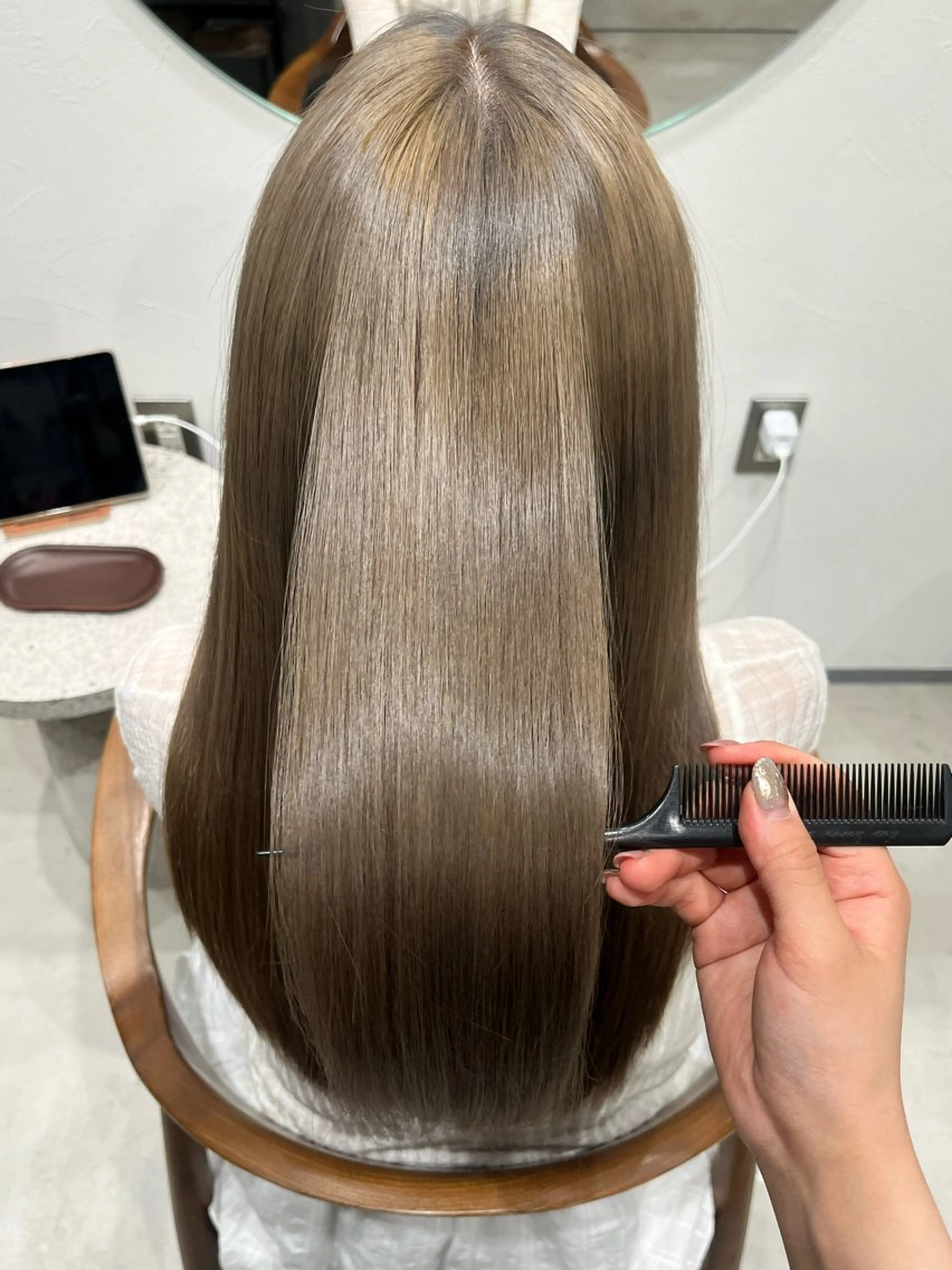 ロング 原口 桃歌のヘアスタイル