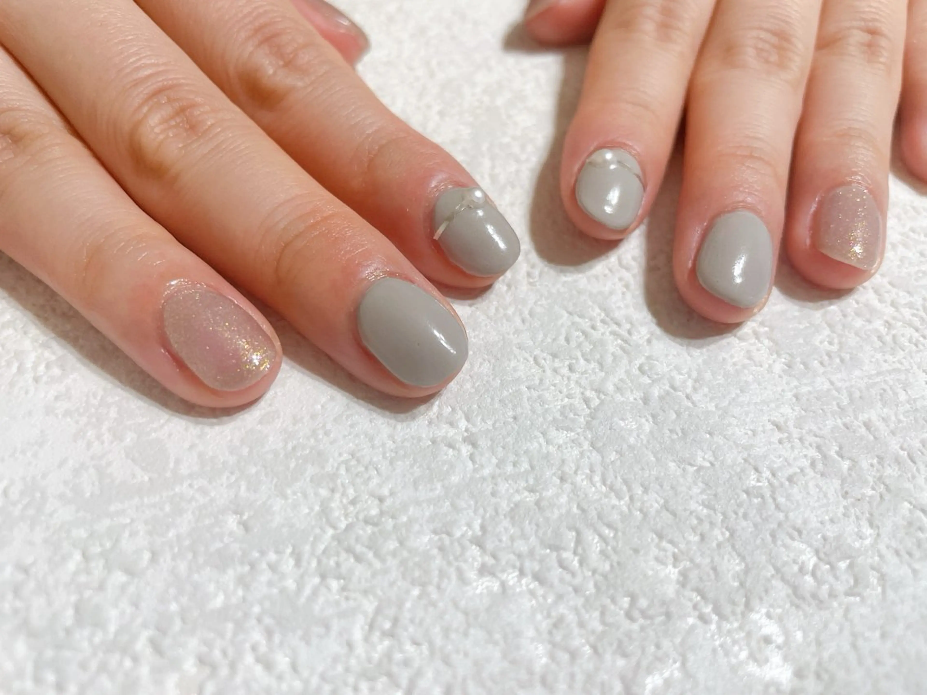 ネイル ジェルネイル メンズネイル パラジェル シンプルネイル 春ネイル kikinail 溝の口のネイルデザイン