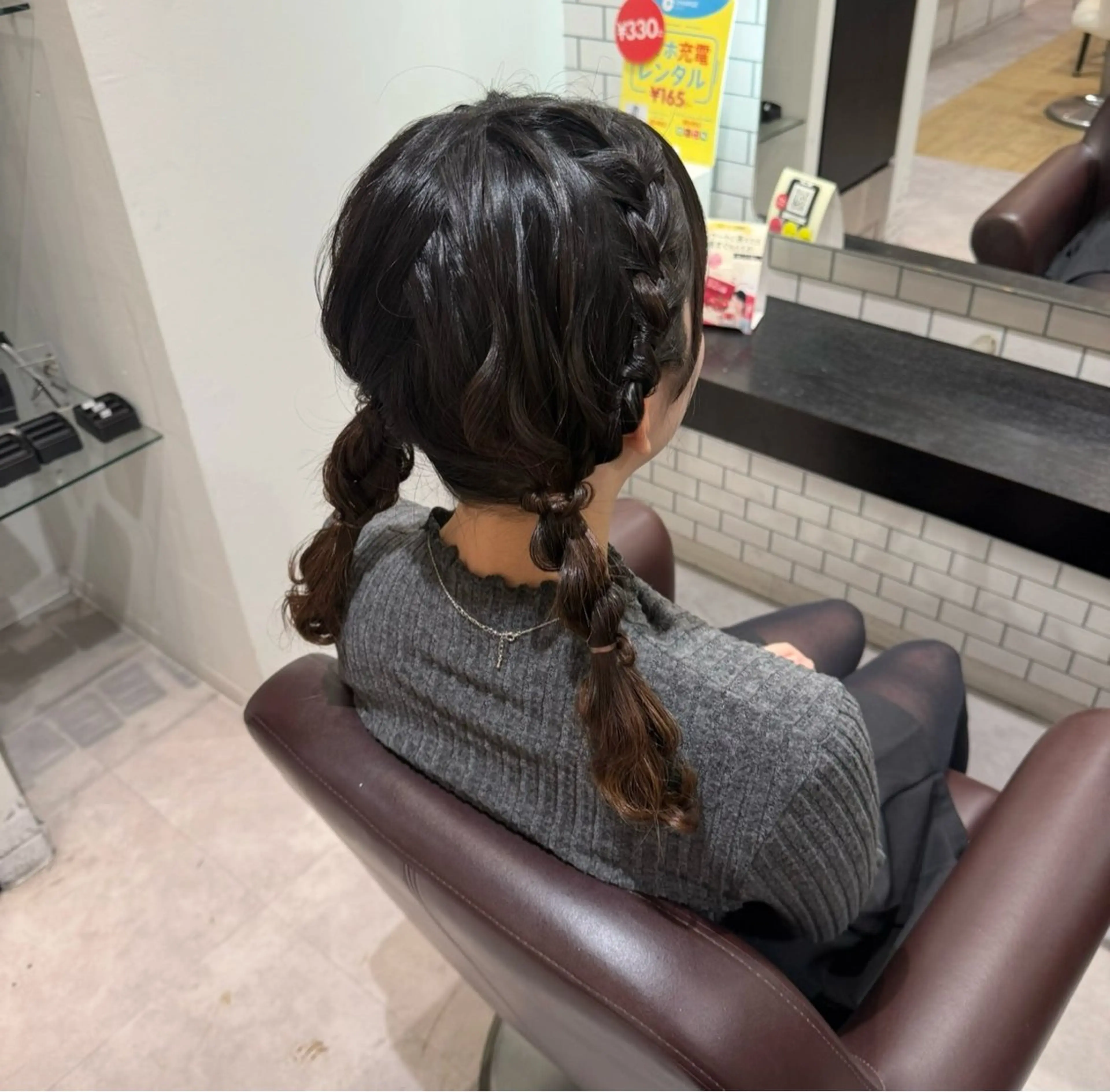 セミロング ヘアアレンジ 🎀ヘアアレンジ 🎀ななみのヘアスタイル