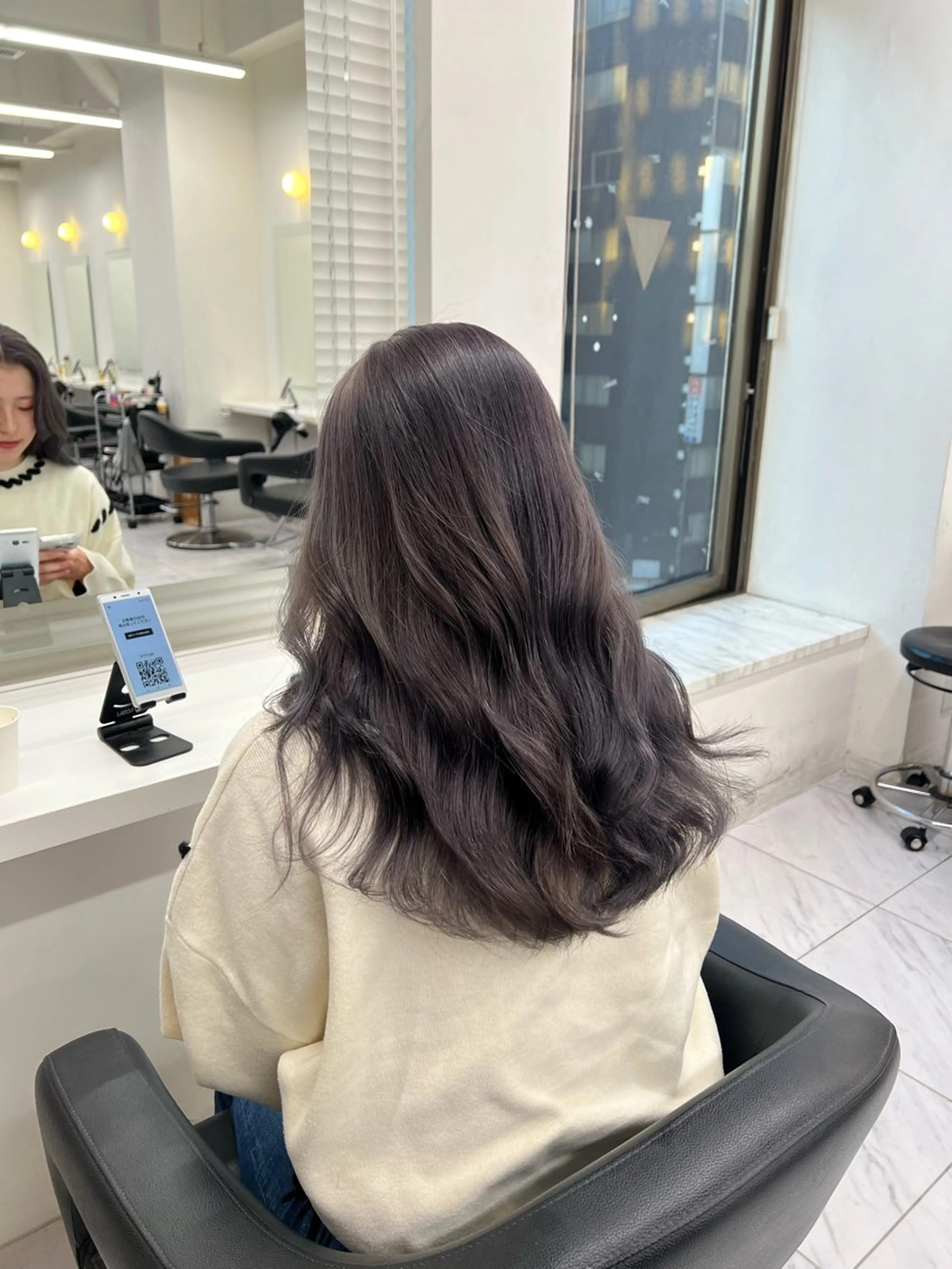 ロング カラー カット ヘアカラー 韓国レイヤーカット /REIのヘアスタイル