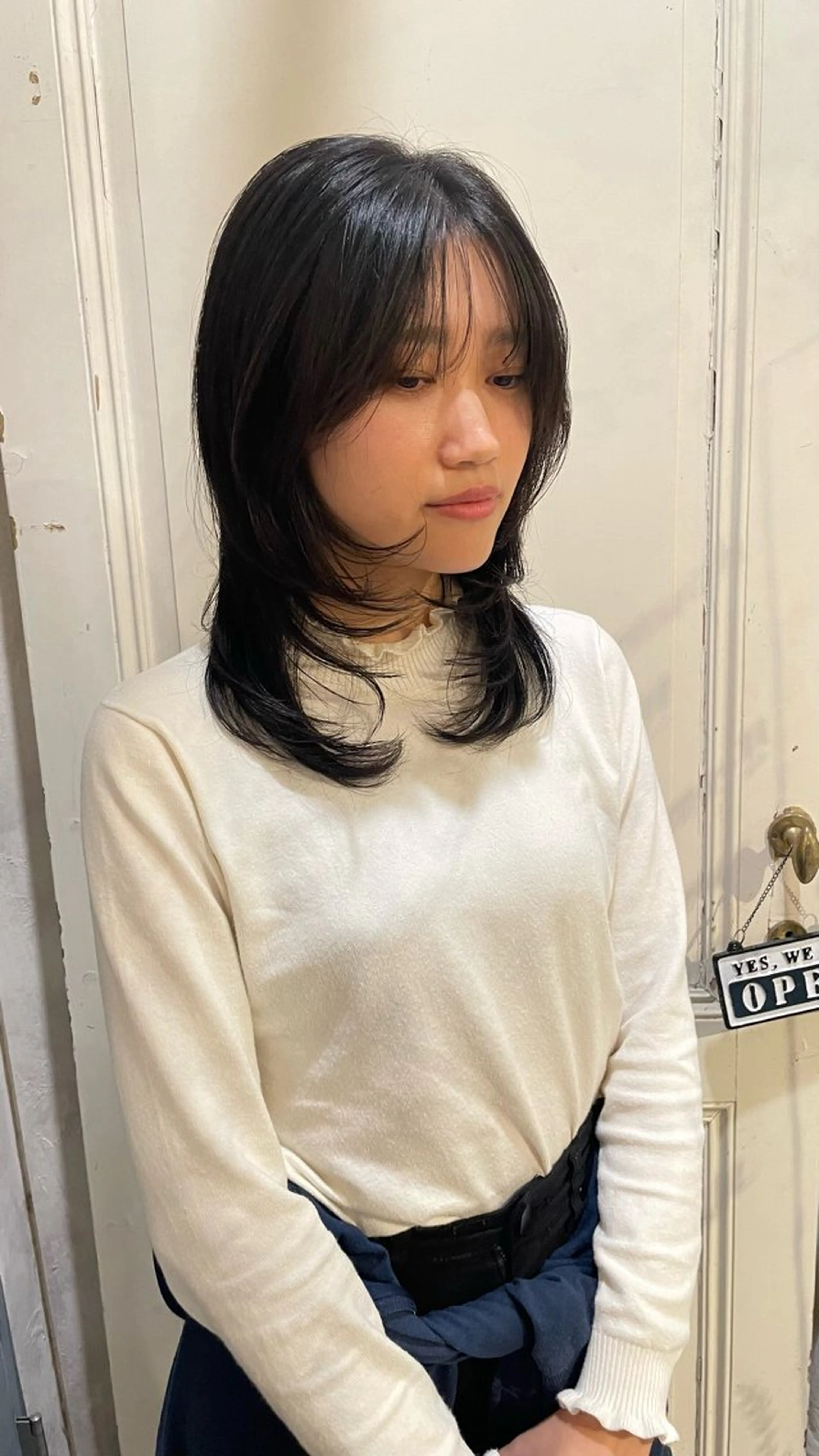 ミディアム { door } Kawasakiのヘアスタイル