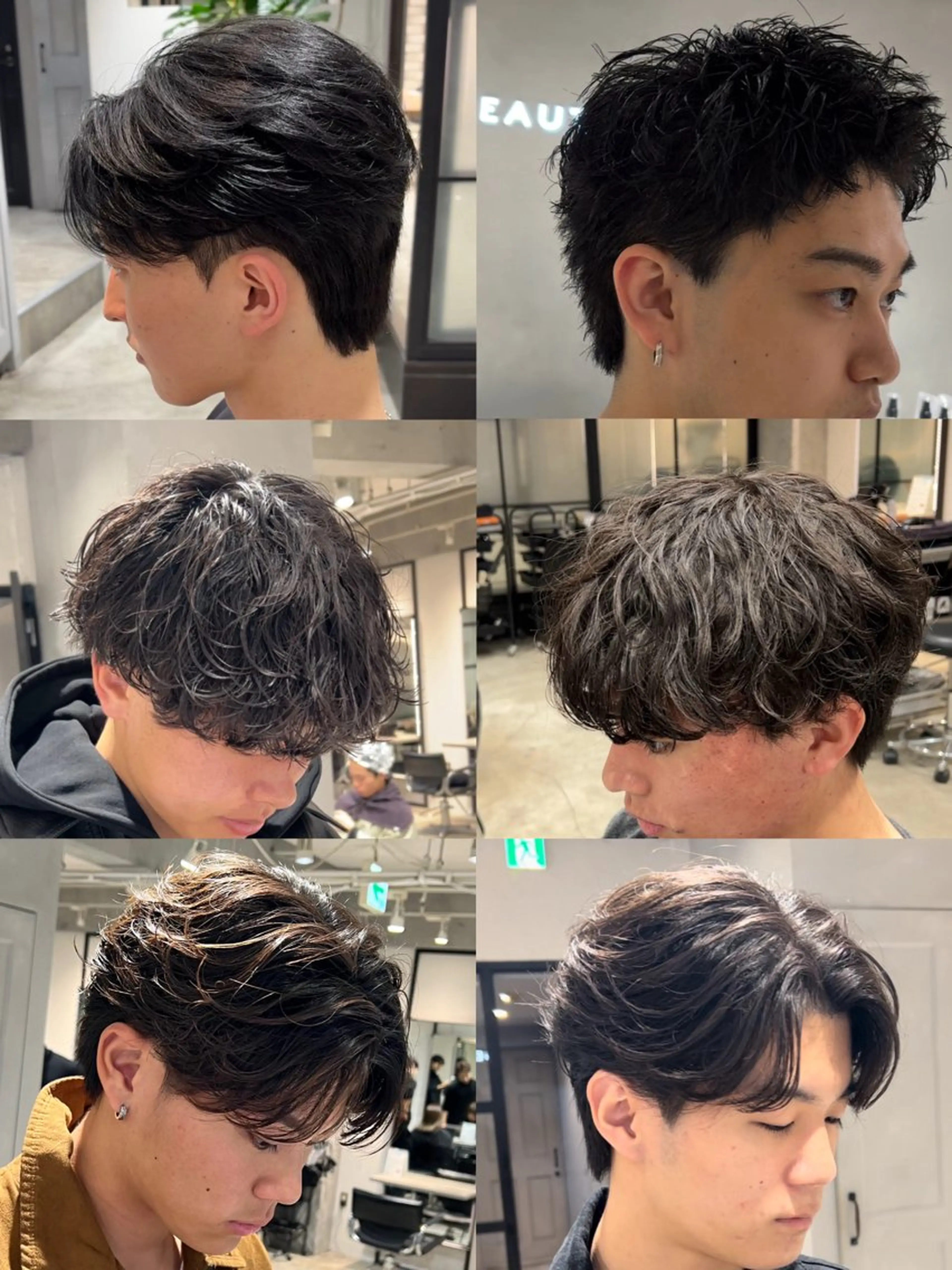 【ミニモ限定🔥】全メンズパーマ+メンズカット+候補修トリートメント🈂️【最新トレンドヘア】【ミニモ学割U24】の写真