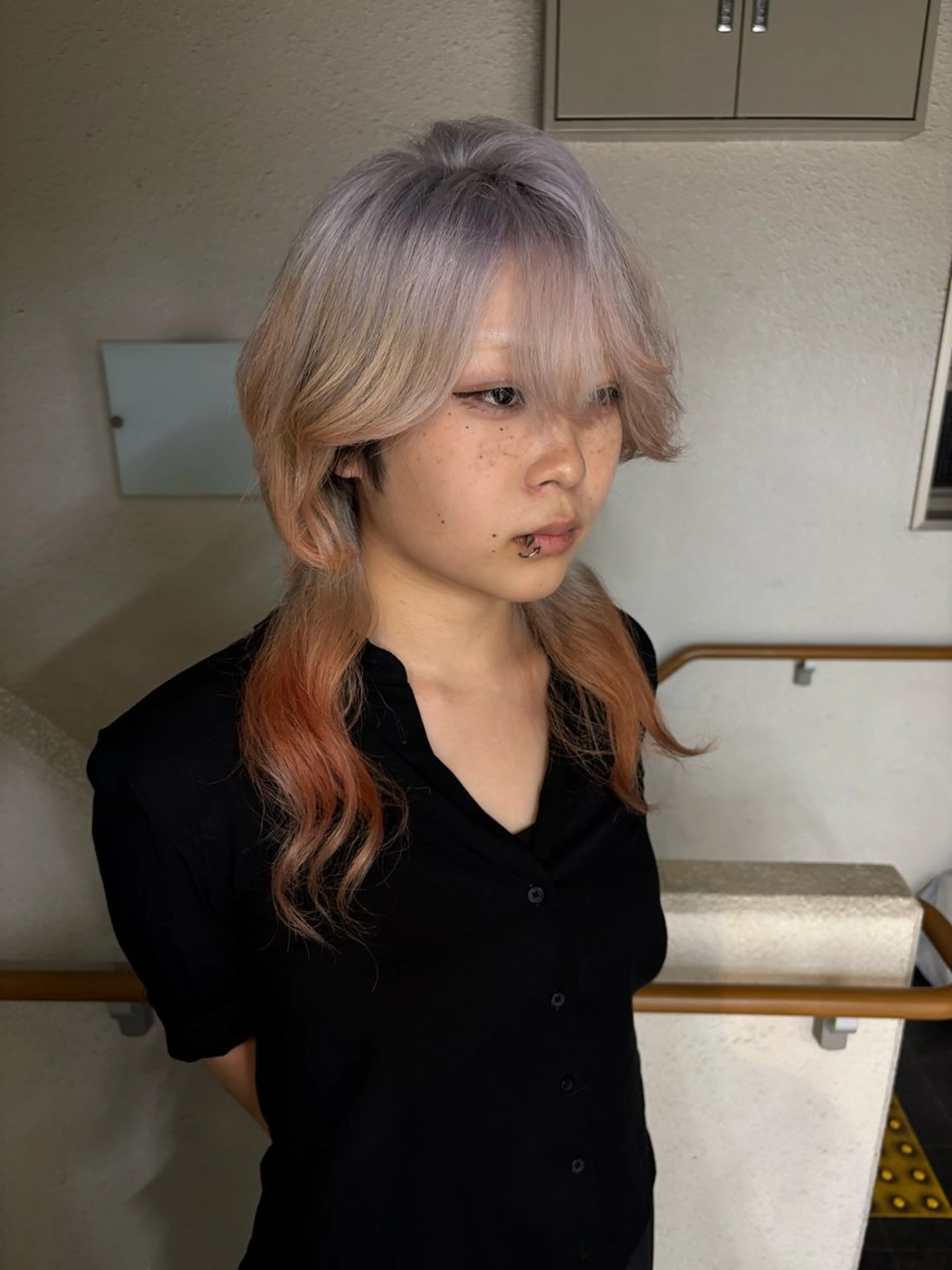 ロング カラー メンズパーマ🦋 のの  YECCAのヘアスタイル