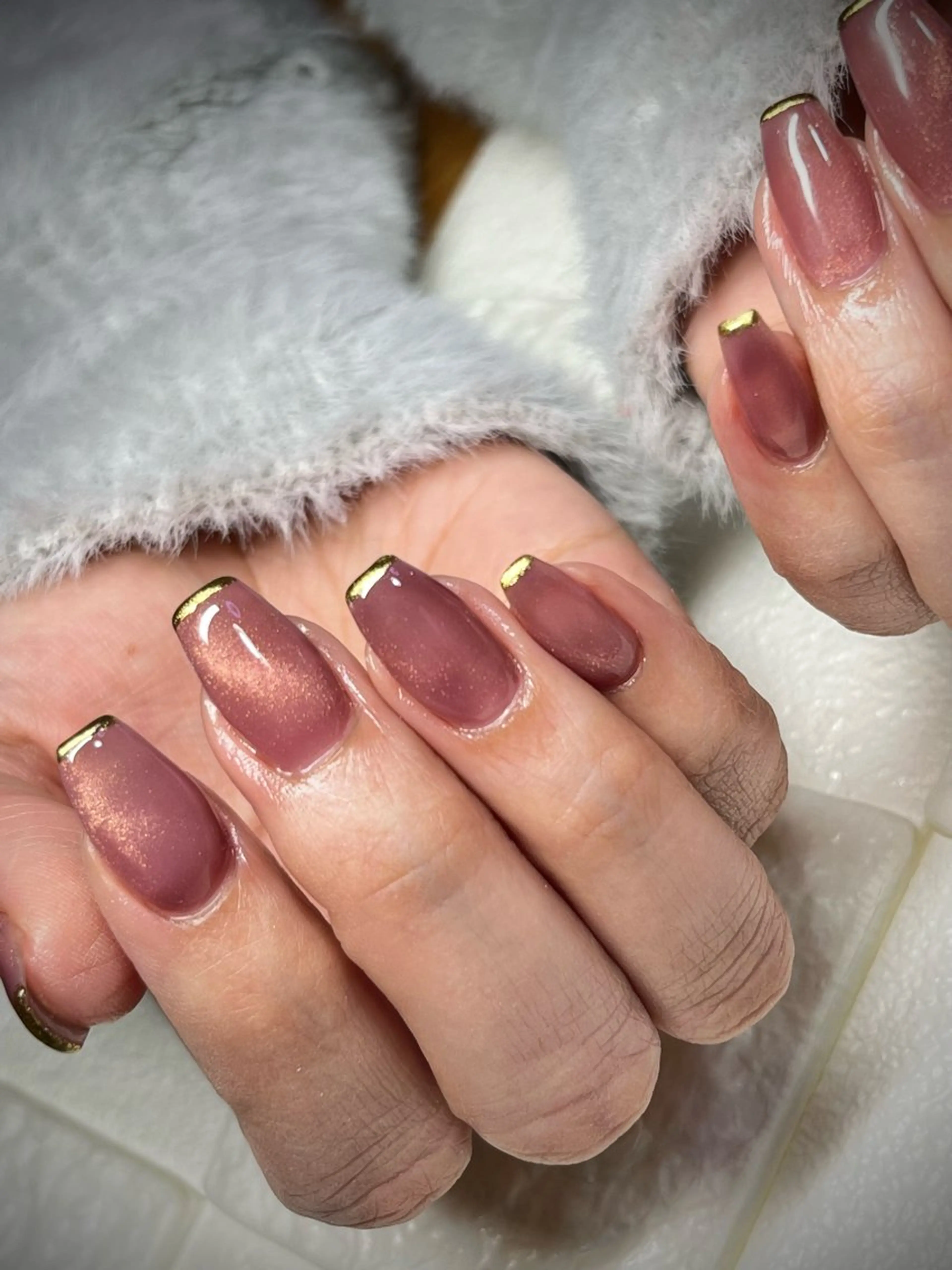 ネイル マグネットネイル ハンドネイル まり りぃ〜んのネイルデザイン