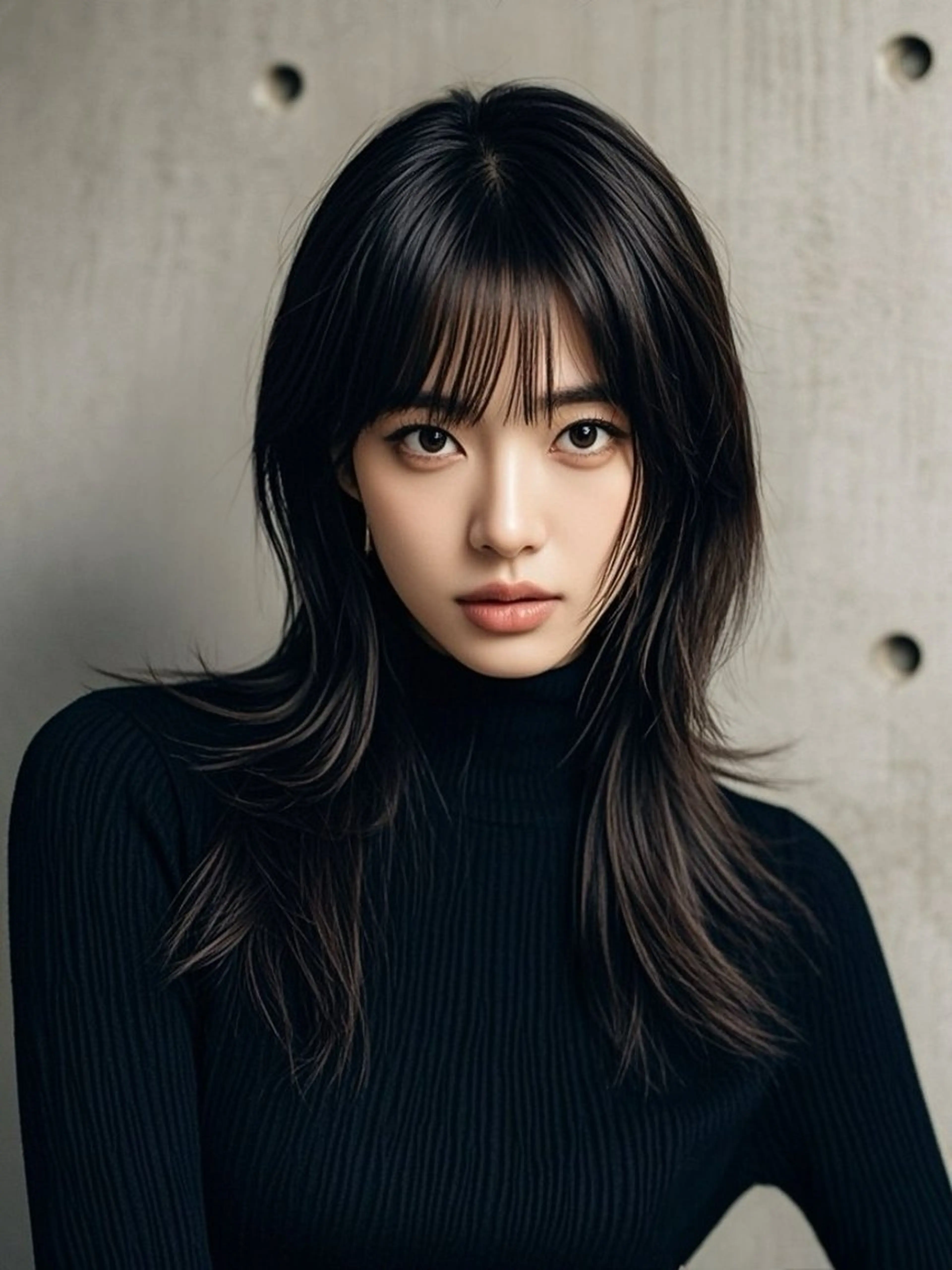 セミロング ショートボブ セミロングパーマ アッシュ ボブ くびれヘア カット ヘアカラー トリートメント ウルフカット 811 大阪梅田 ウルフのヘアスタイル