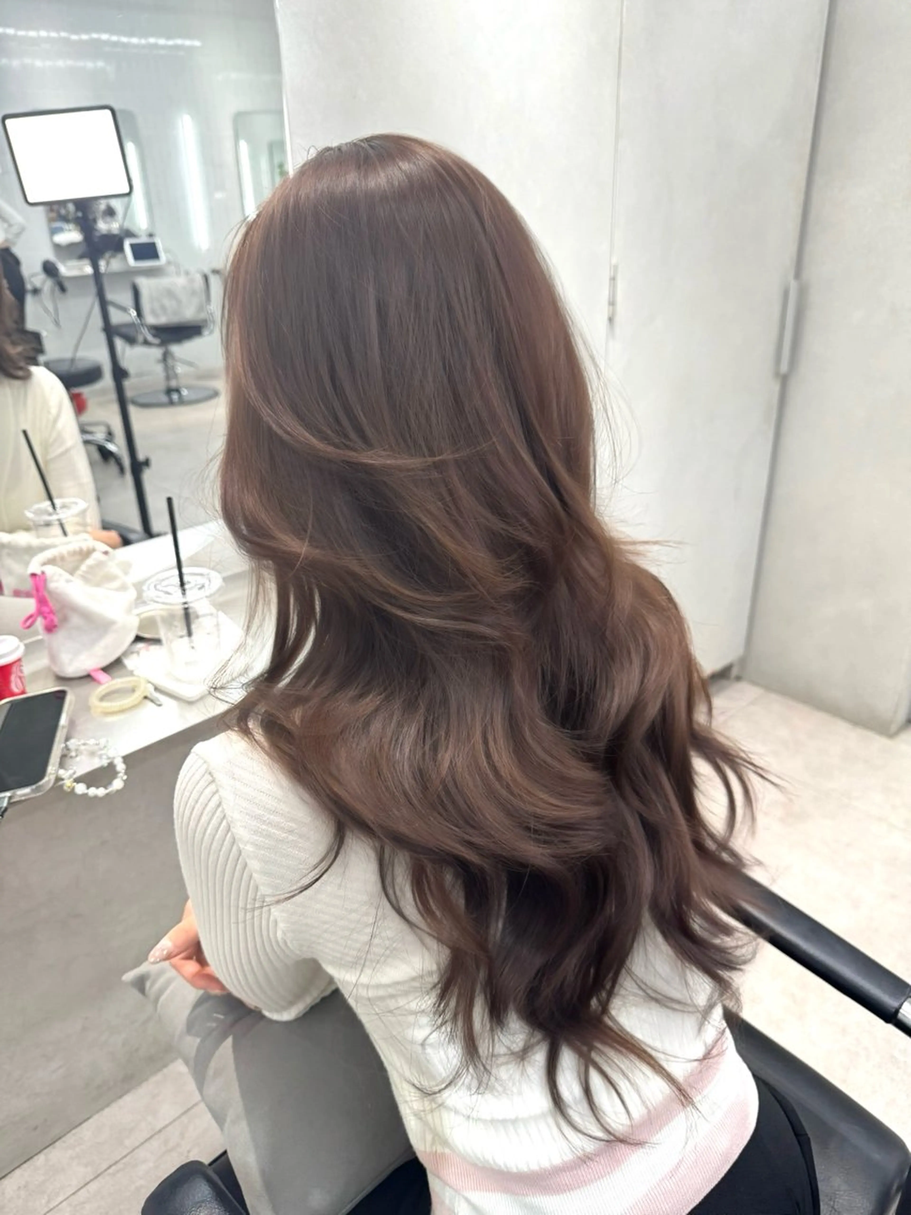 ロング カラー ヘアアレンジ カット ヘアカラー トリートメント ONYX【オニキス】所属・韓国レイヤーカット/ 髪質改善/郷家拓斗のヘアスタイル