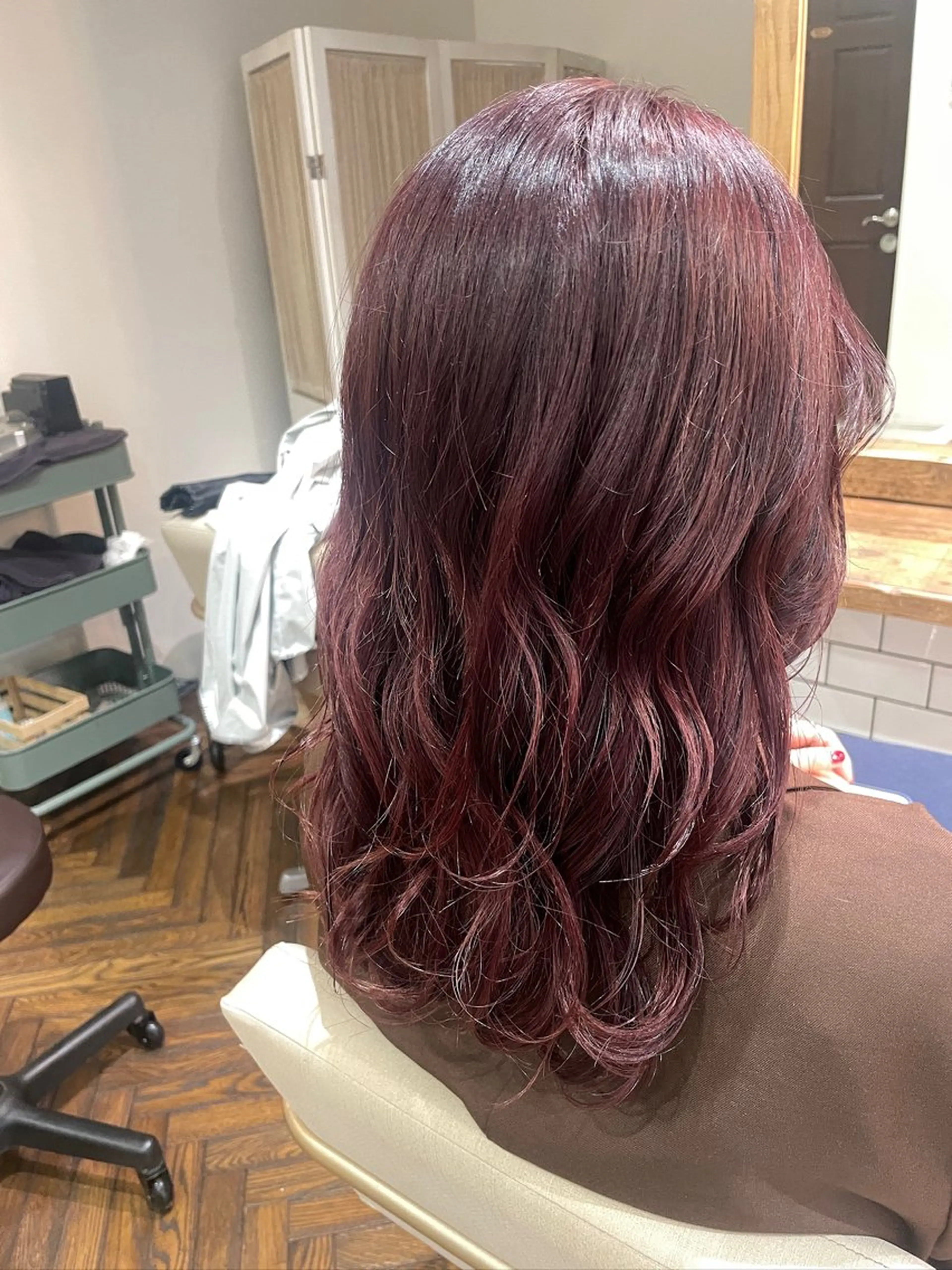 セミロング 韓国レイヤー/透明感 カラー/Harukiのヘアスタイル