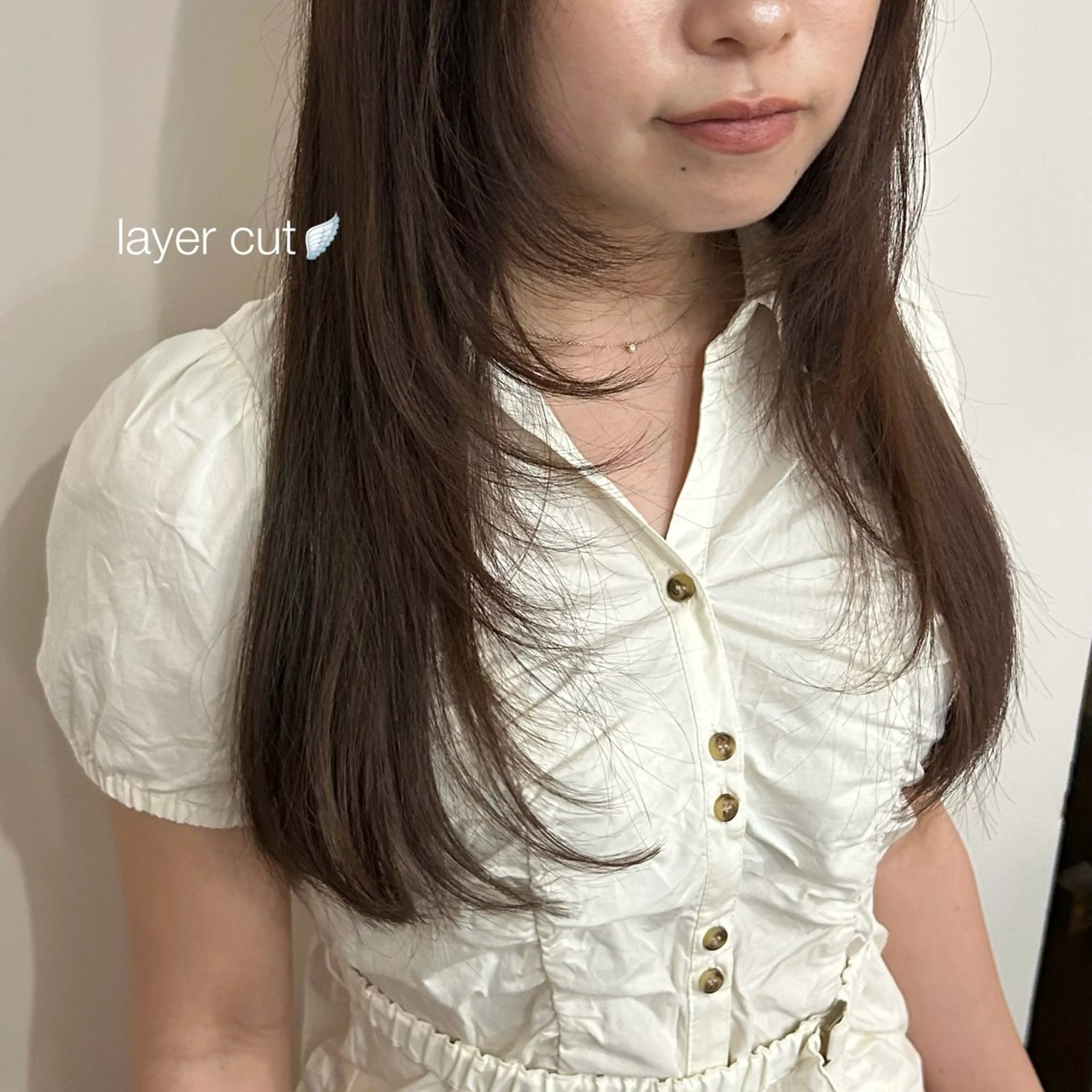 ロング レイヤーカット さかい しいなのヘアスタイル