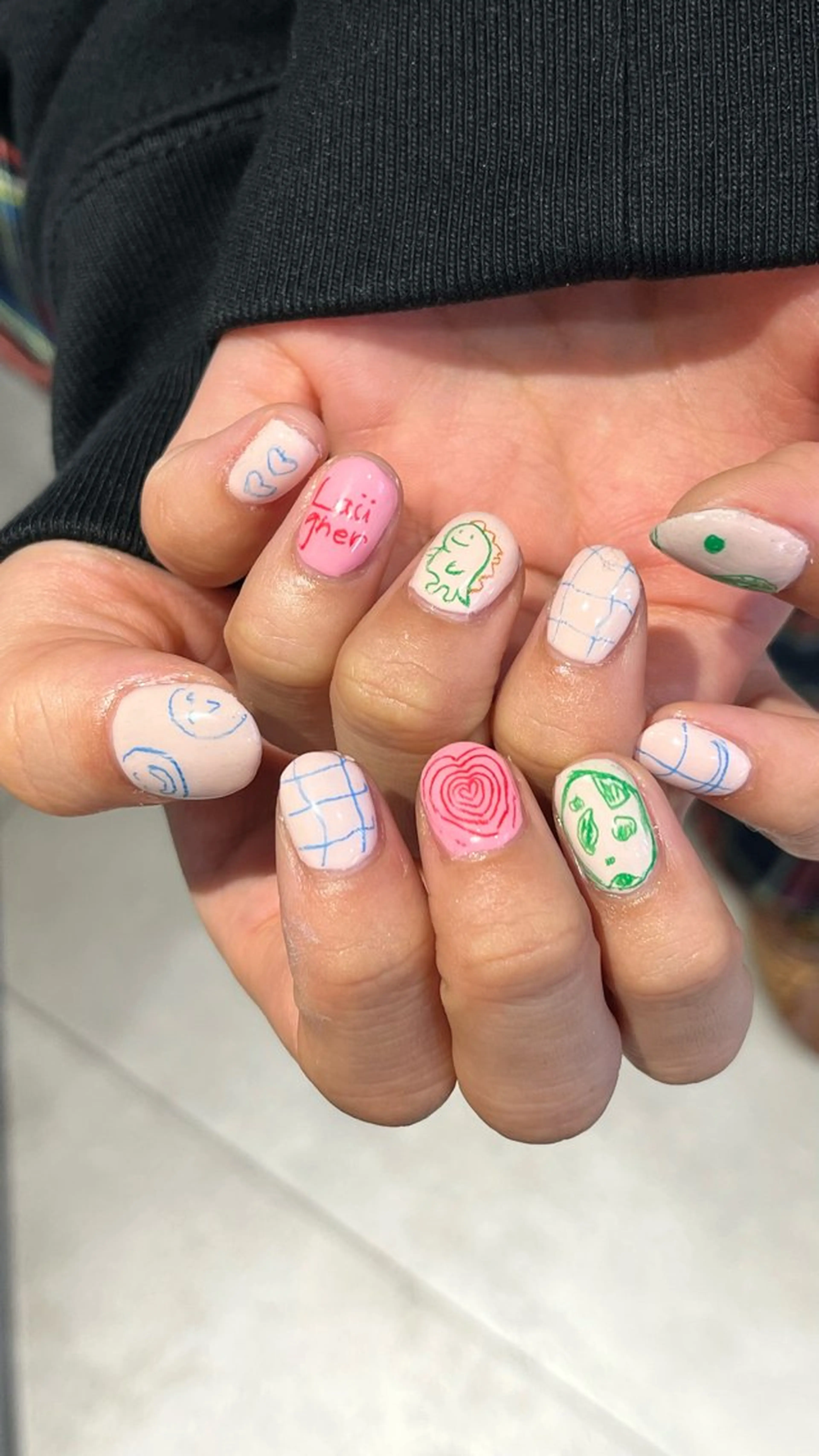 ネイル メンズパーマ/ メッシュ📍ﾕﾘのヘアスタイル